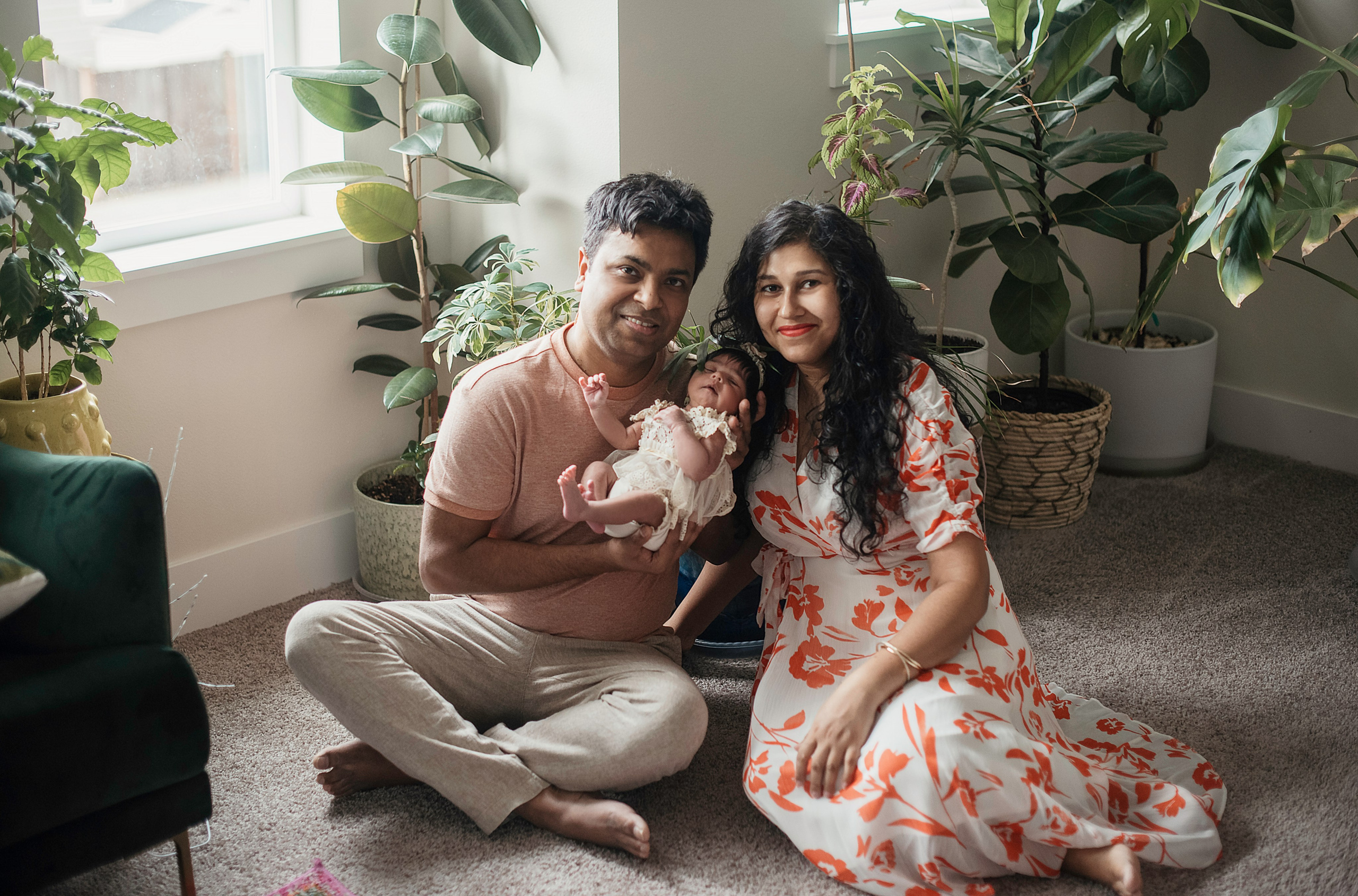Little flower. Newborn, pregnancy, family photographer in New Jersey