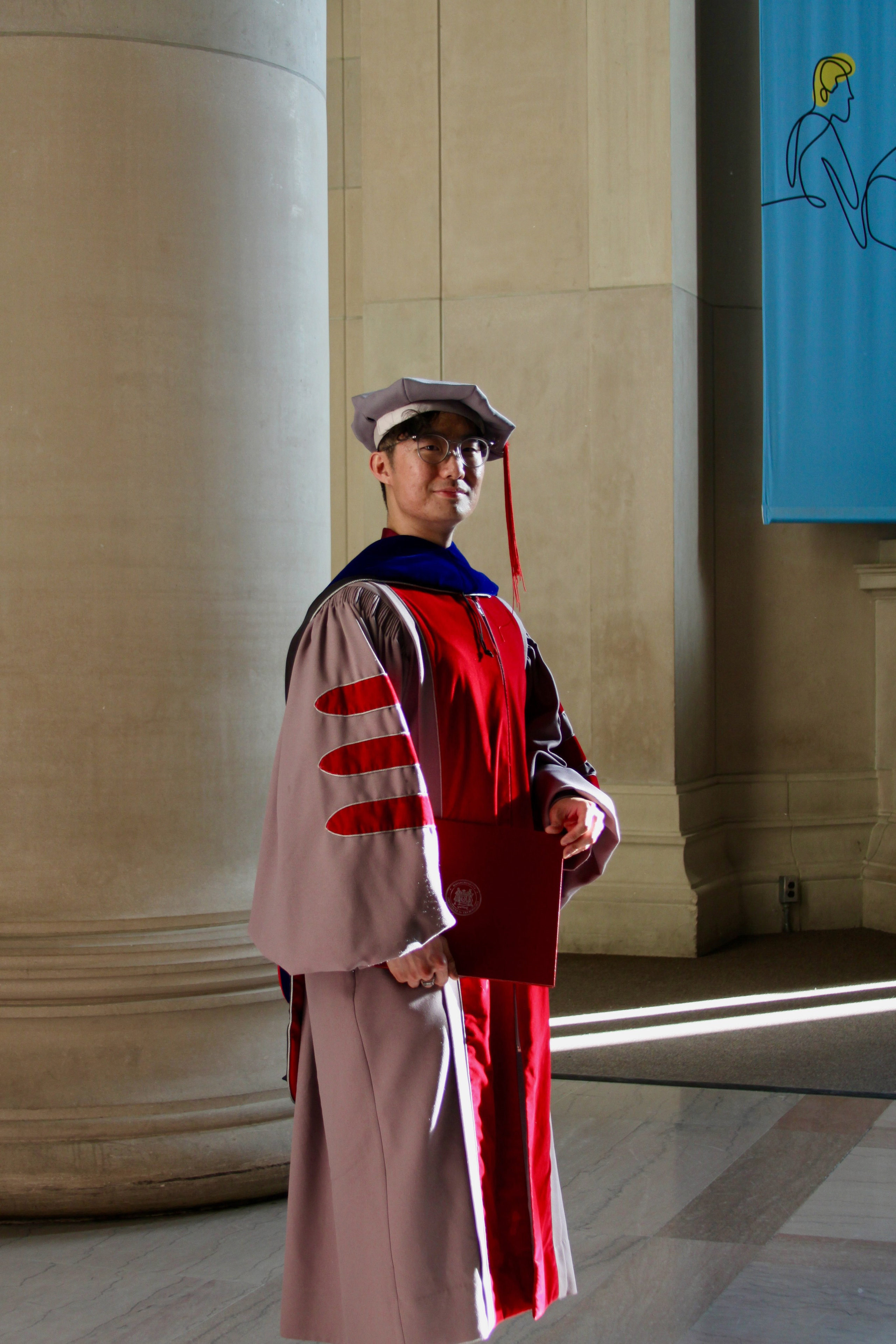 PhD graduation with Elton. Kelly Sang, graduation and portrait photographer in Boston