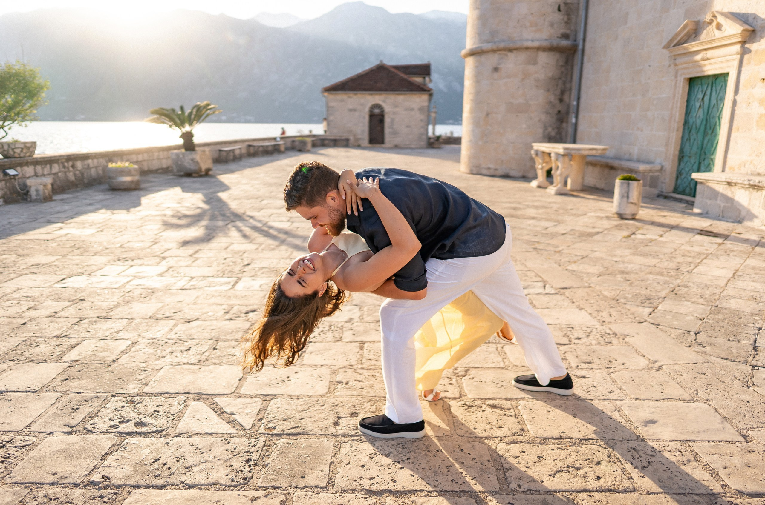 Perast Engagement Photoshoot. Bryllupsfotograf og videograf i Montenegro | Maria & Vasilii