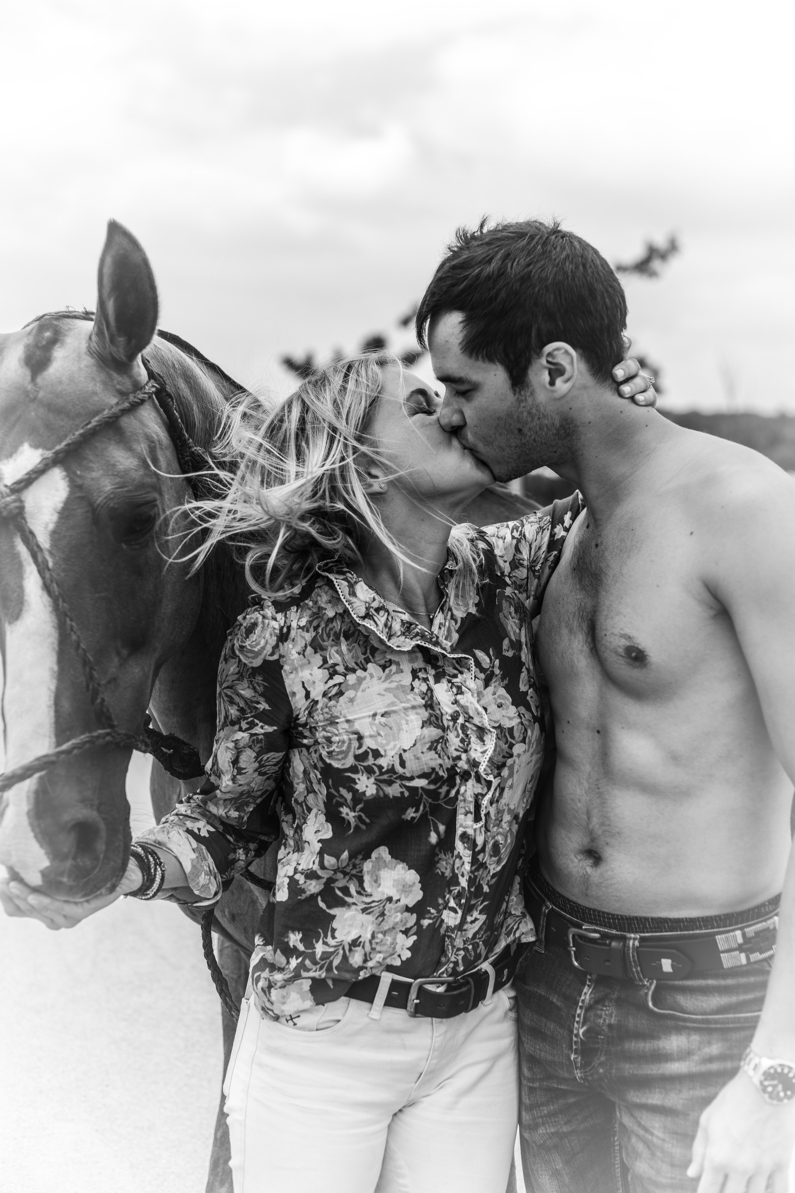 Photo shoot with horses