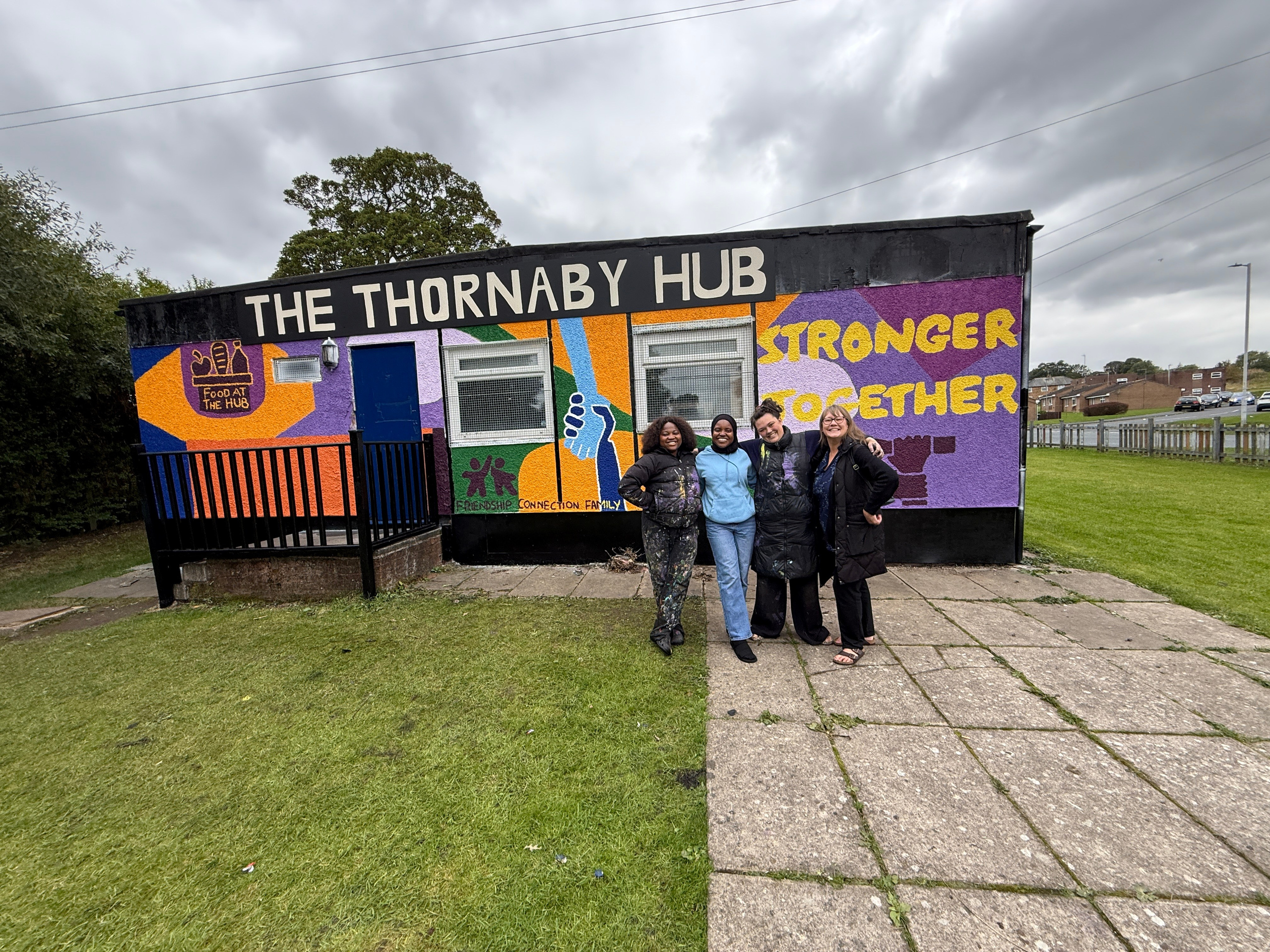 Clayton Community Hub Mural. Professional Portrait & Event Photographer in West Yorkshire, travels across UK