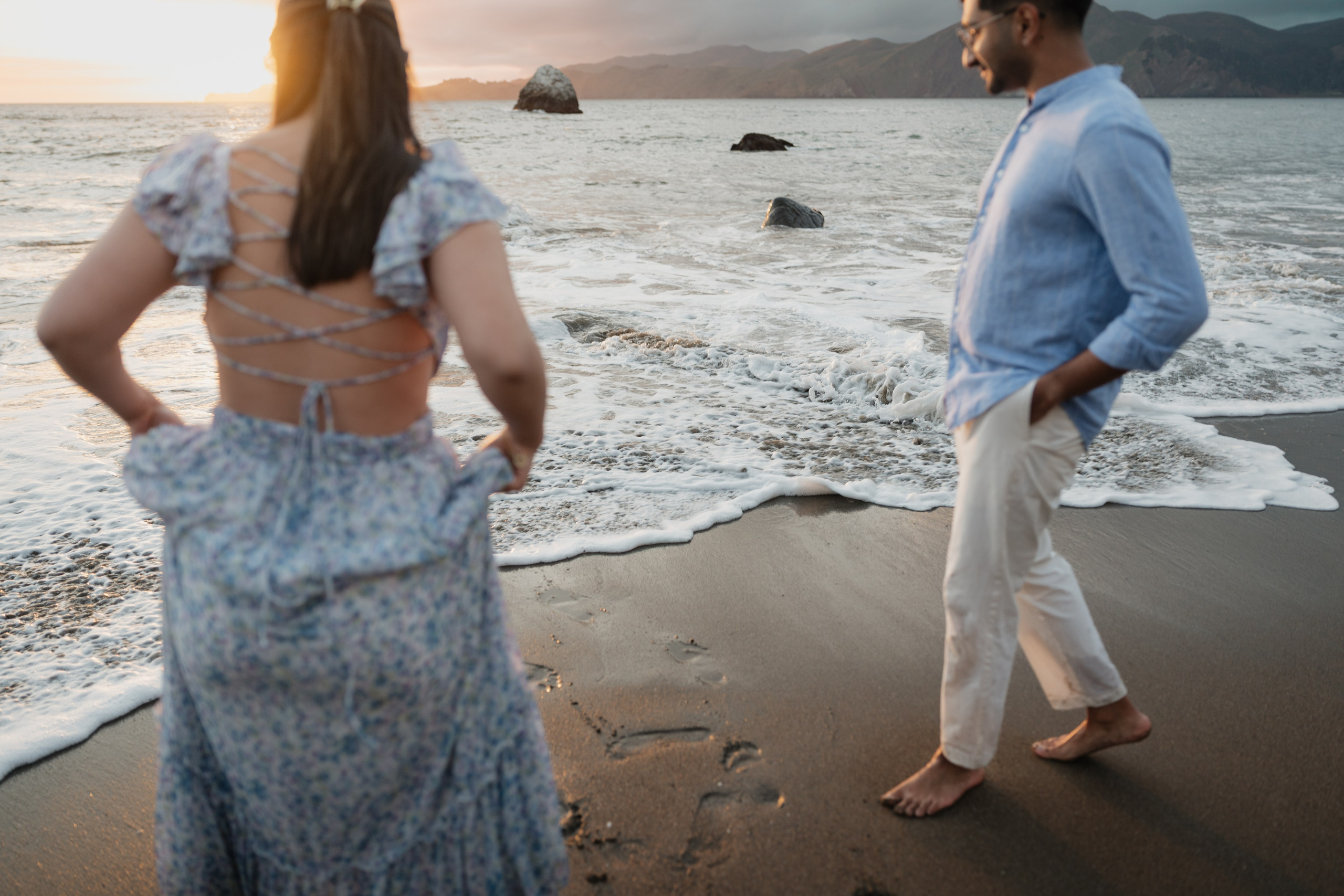 Proposal with golden gate view. Soulo Photography | San Francisco Bay Area Based Photographer