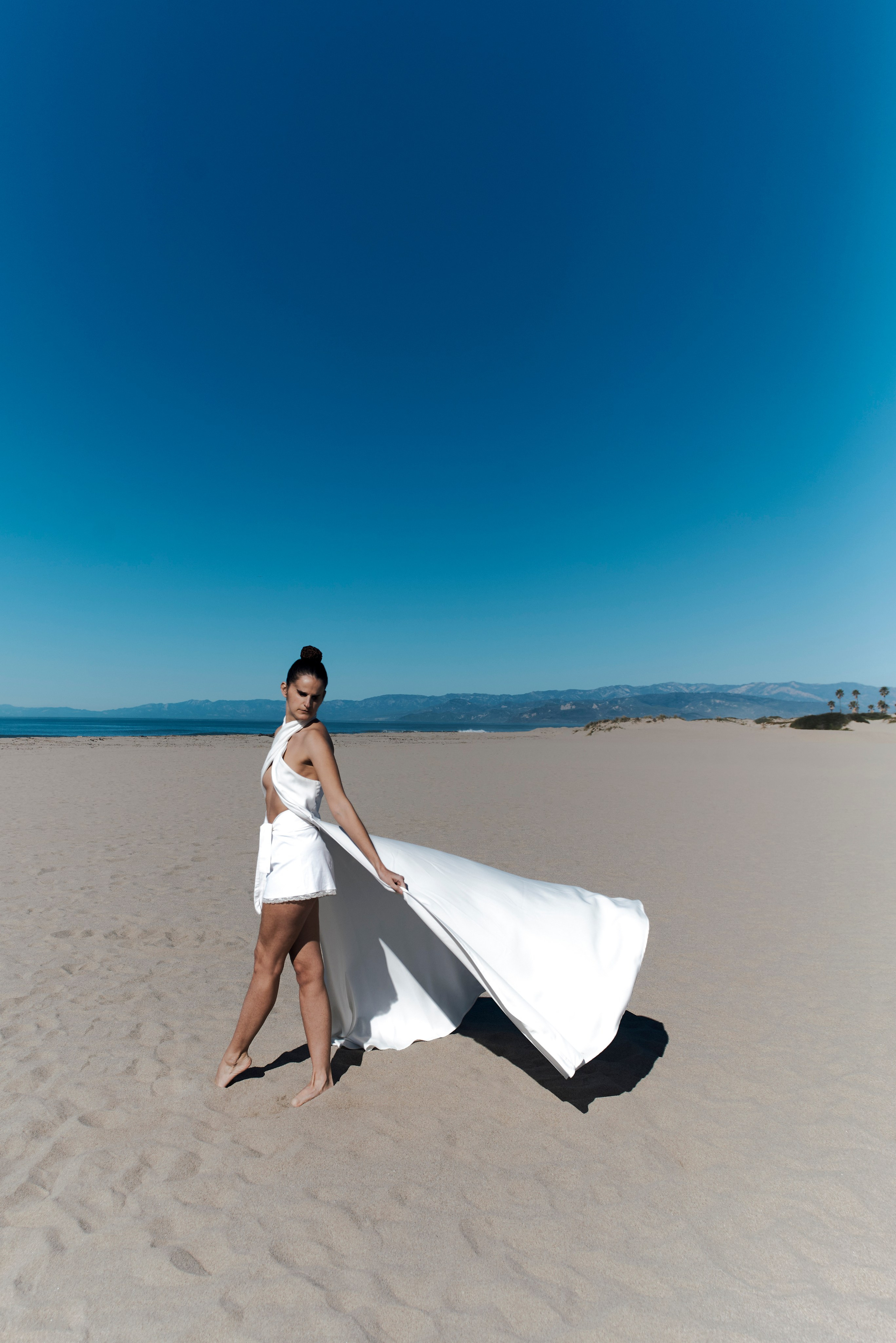 photo shoot on the Los Angeles beach