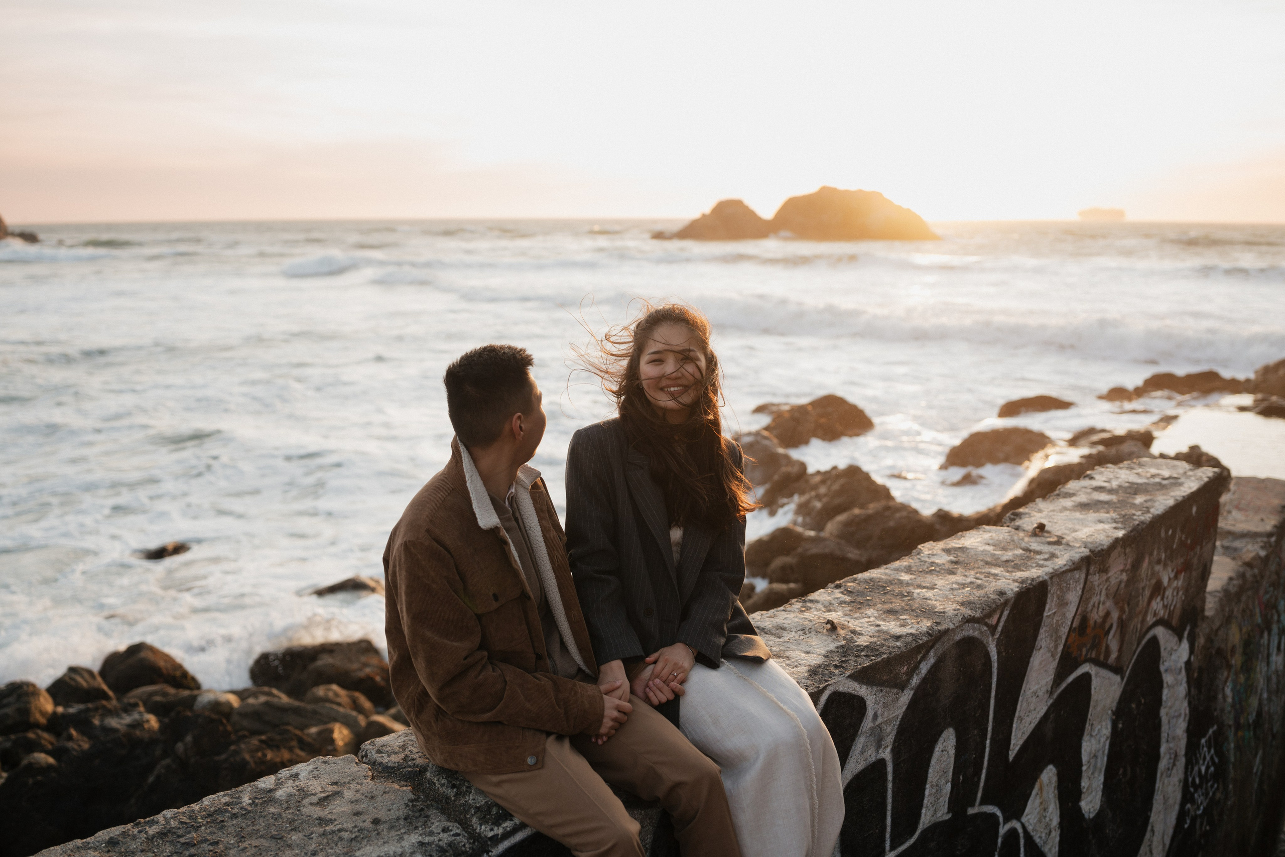 Golden Hour Magic at Sutro Baths. Soulo Photography | San Francisco Bay Area Based Photographer