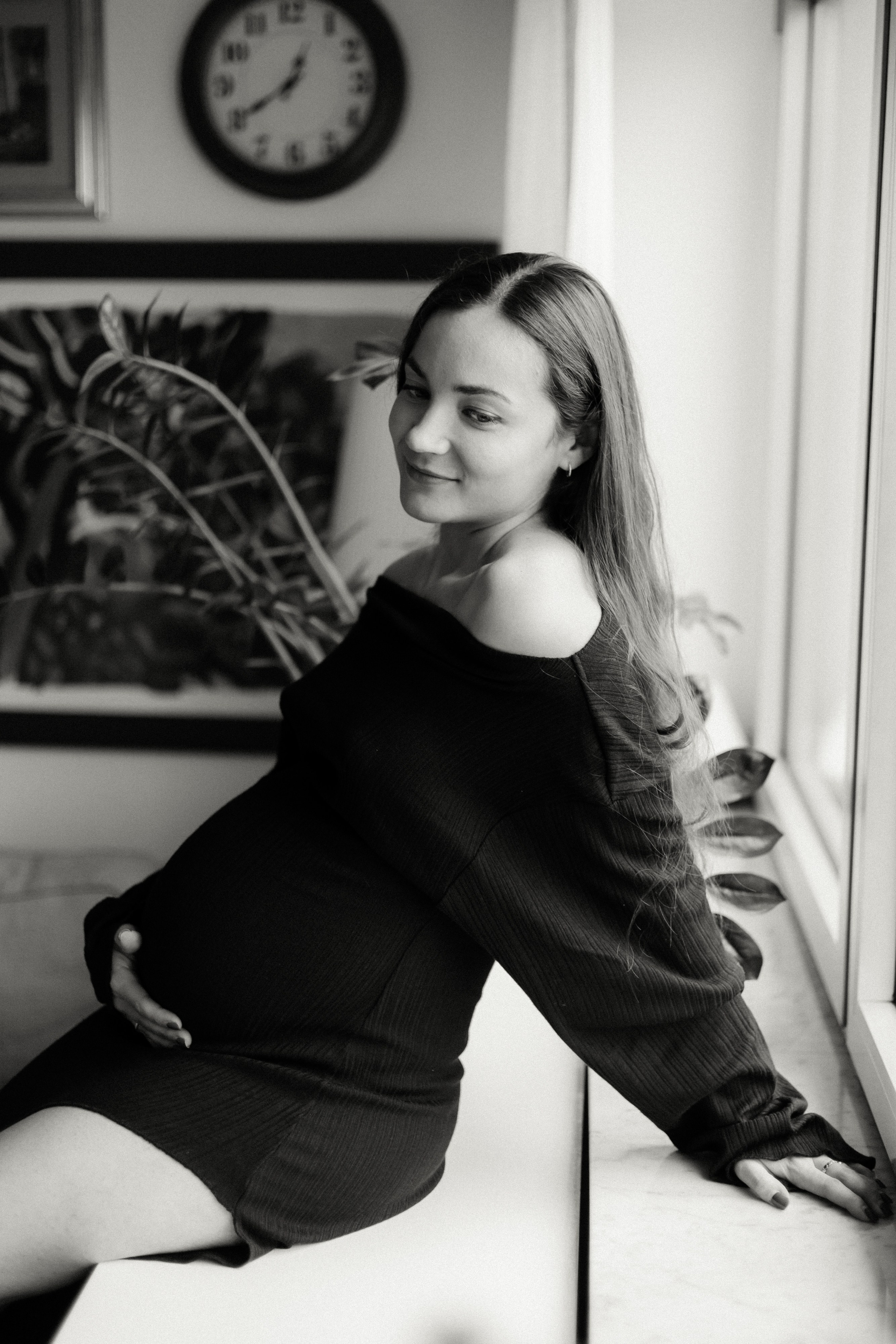 Pregnancy shooting at home. Elena Gorobets. Photographer in Zagreb