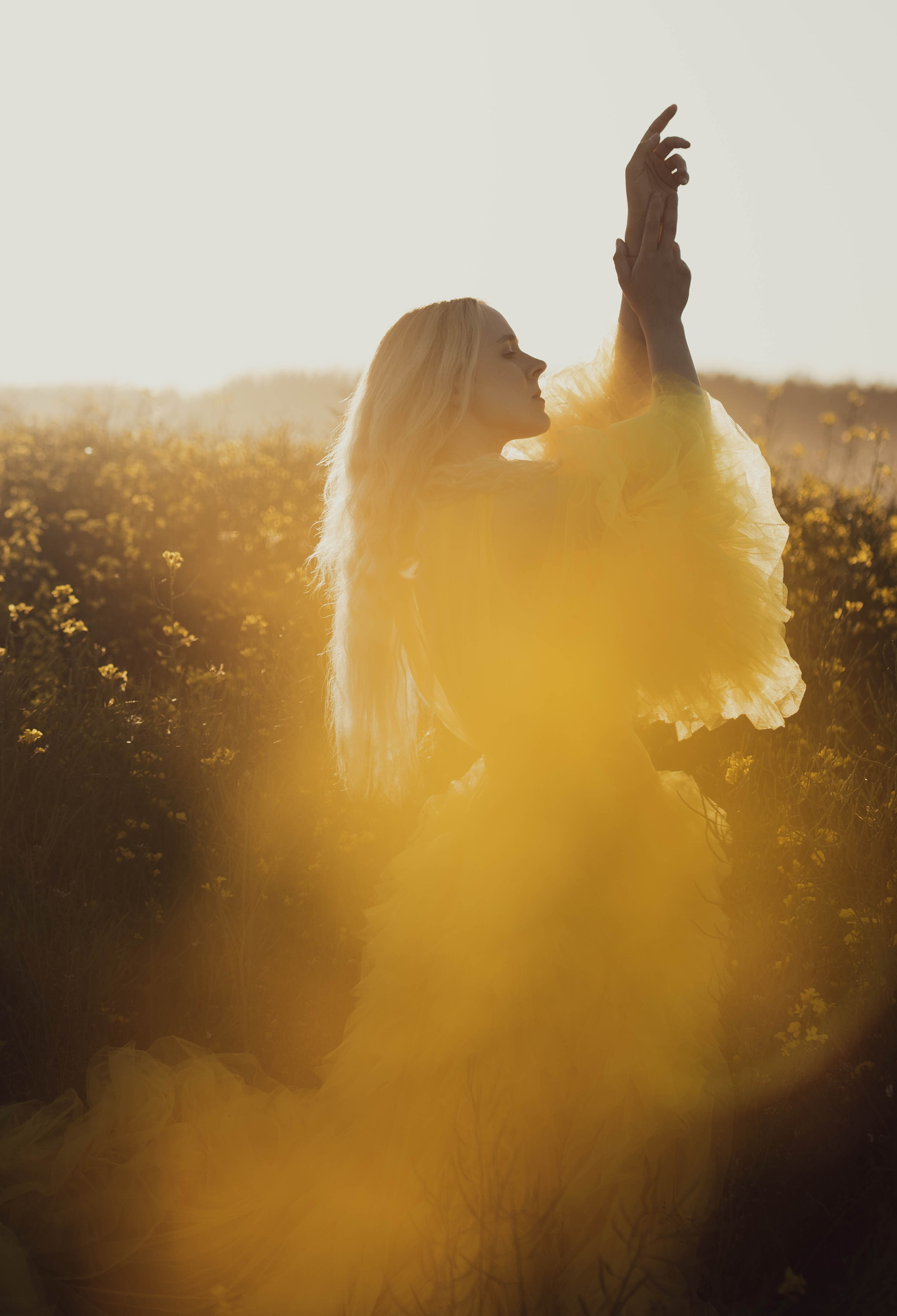 Egle rapsuose. Fotografija — Olga Bojarin