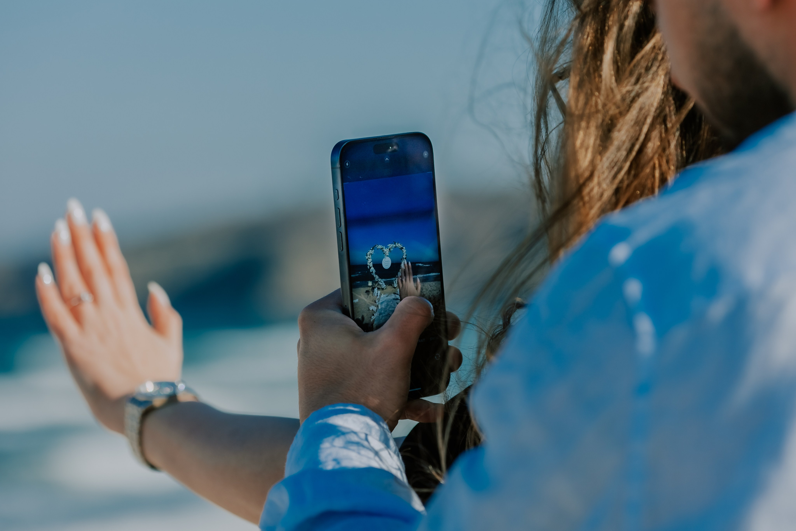 Годеж на плажа. Фотограф Ирина Йотова