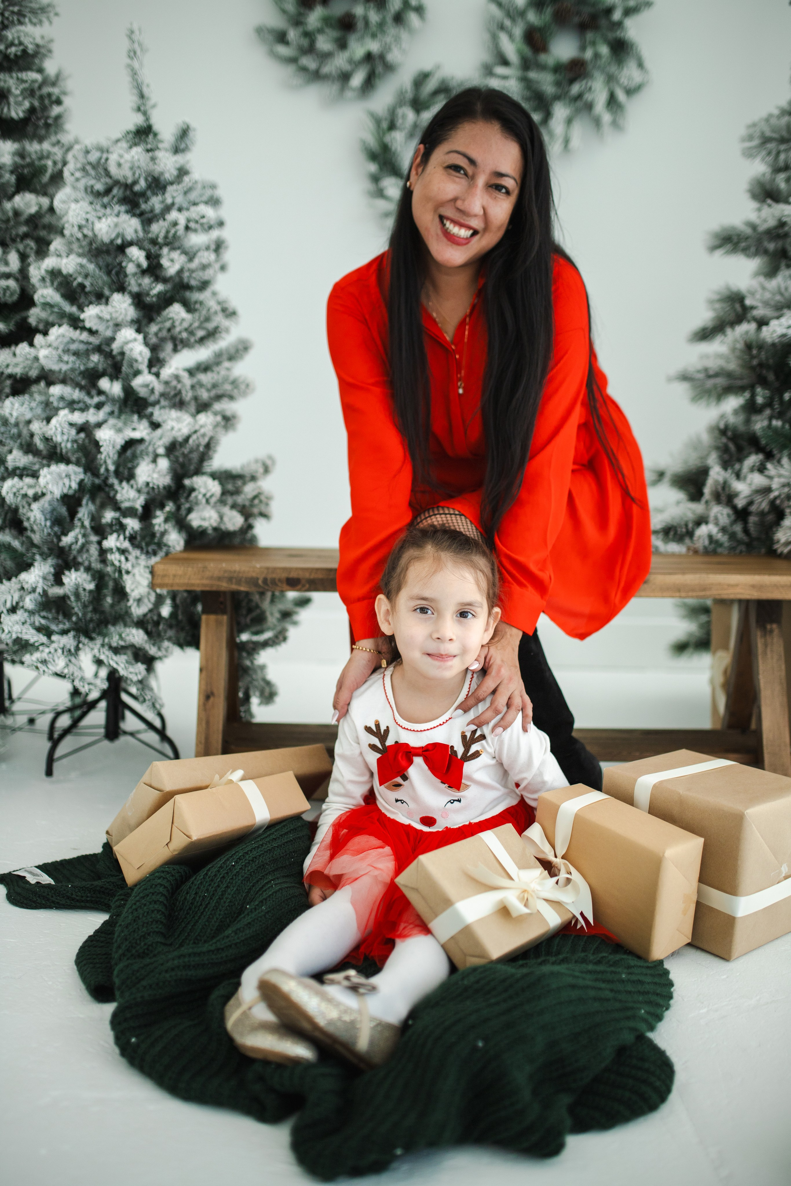 Christmas at the studio. Oxana Photographer in Charlotte, NC