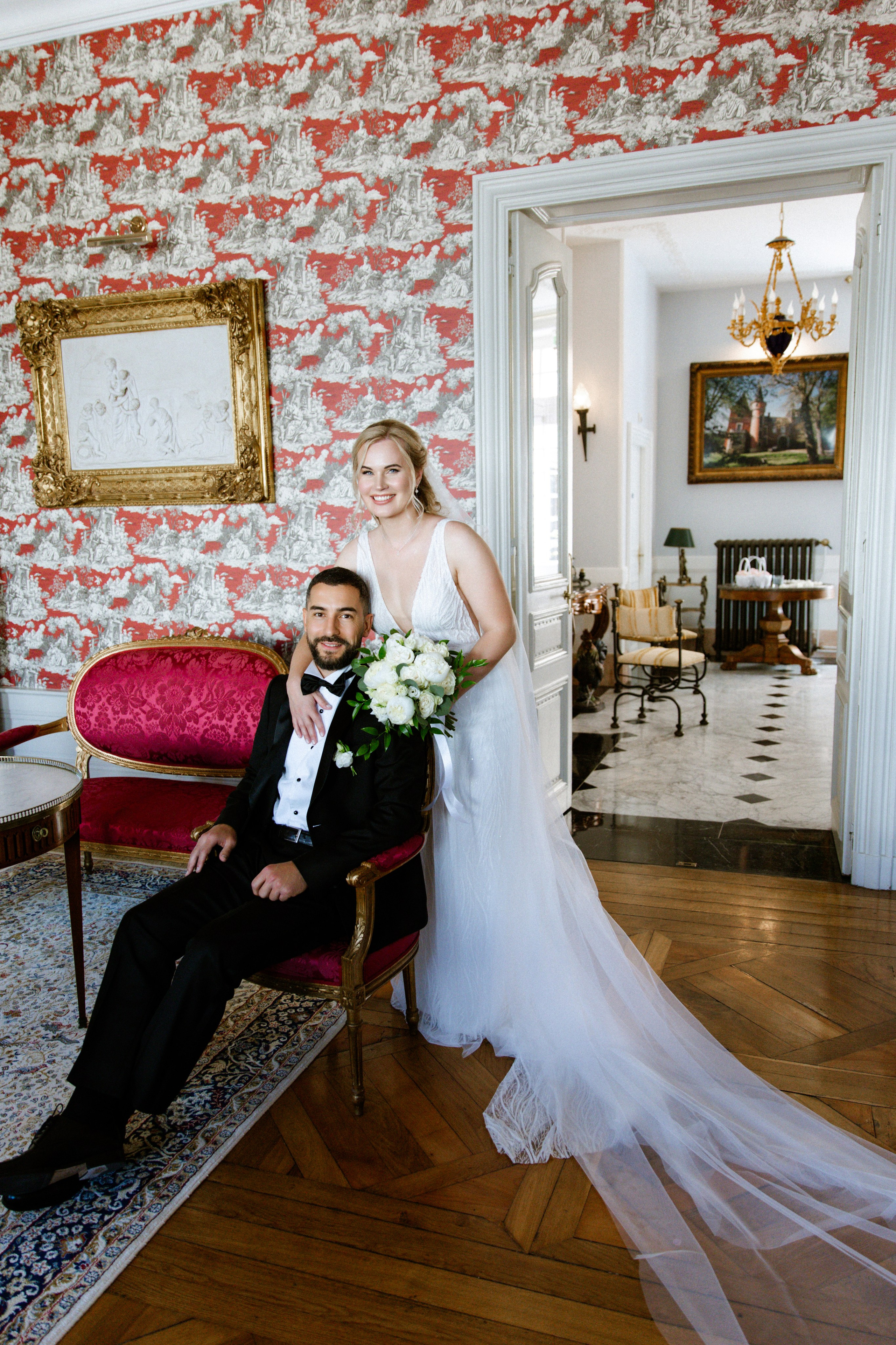 Mariage de Jana & Larbi dans un Château | Photographe Mariage France. Photographe de mariage à Paris