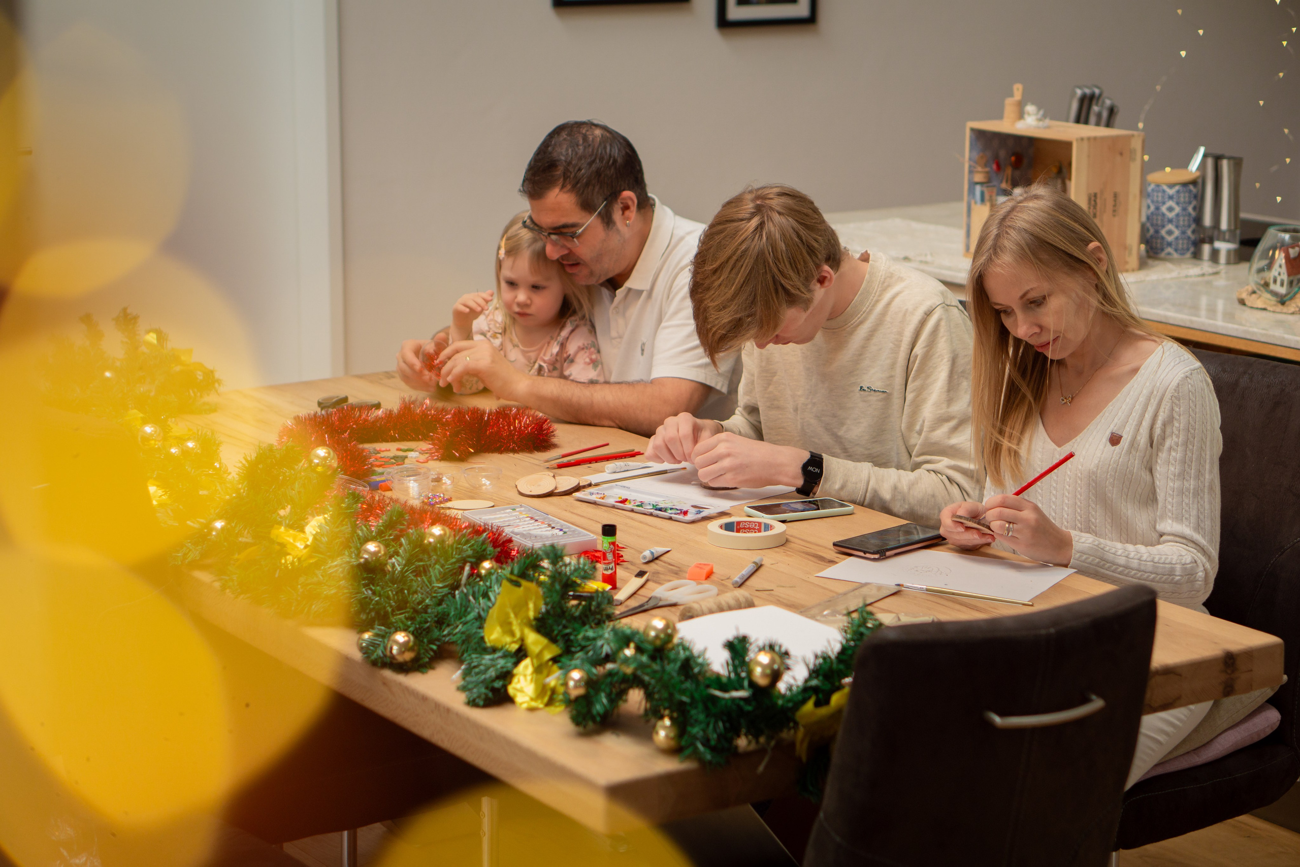Christmas mood. Family workshop. Family photographer Aargau Zurich