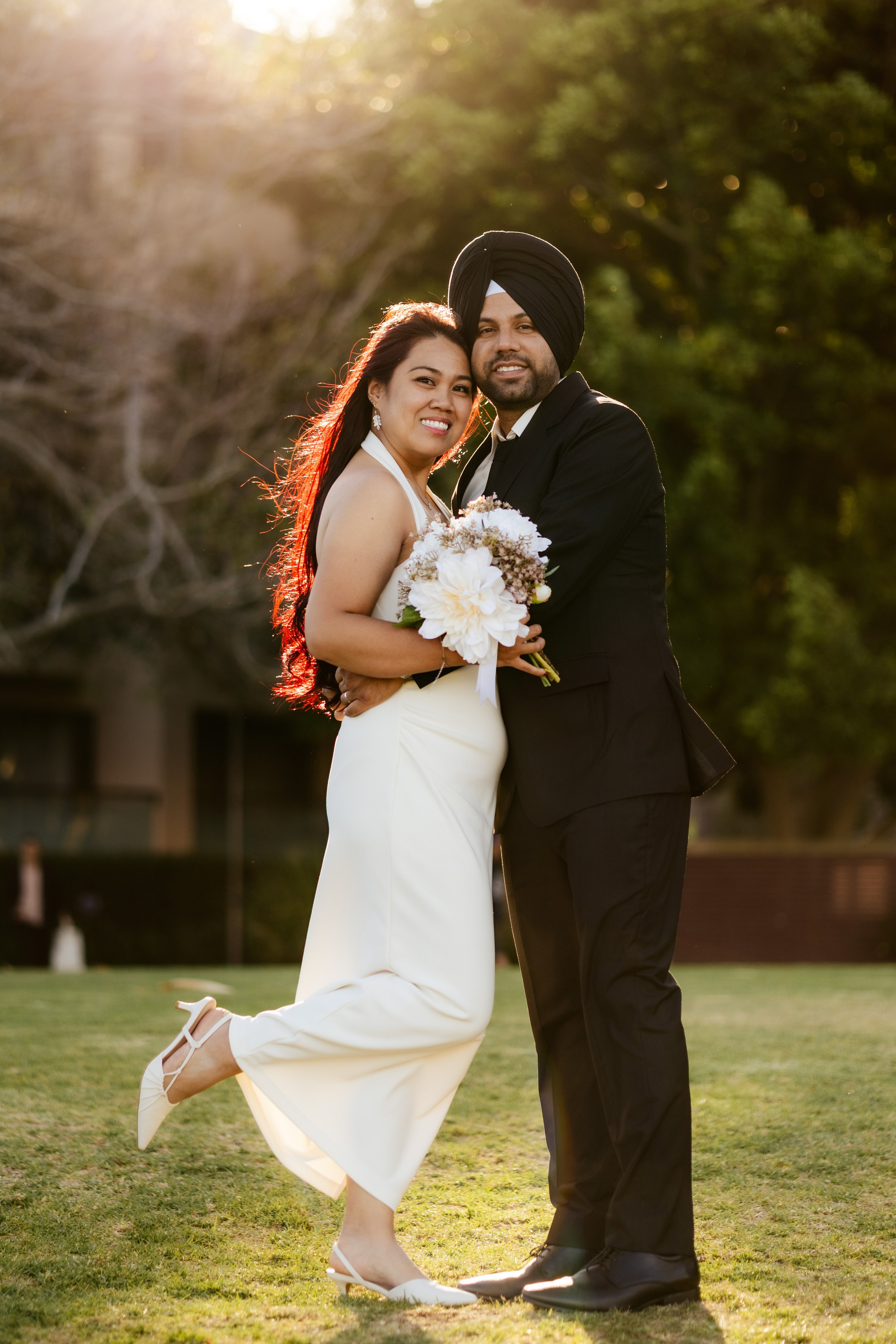Sunshine and Harminder’s wedding photo session. True Story Photography