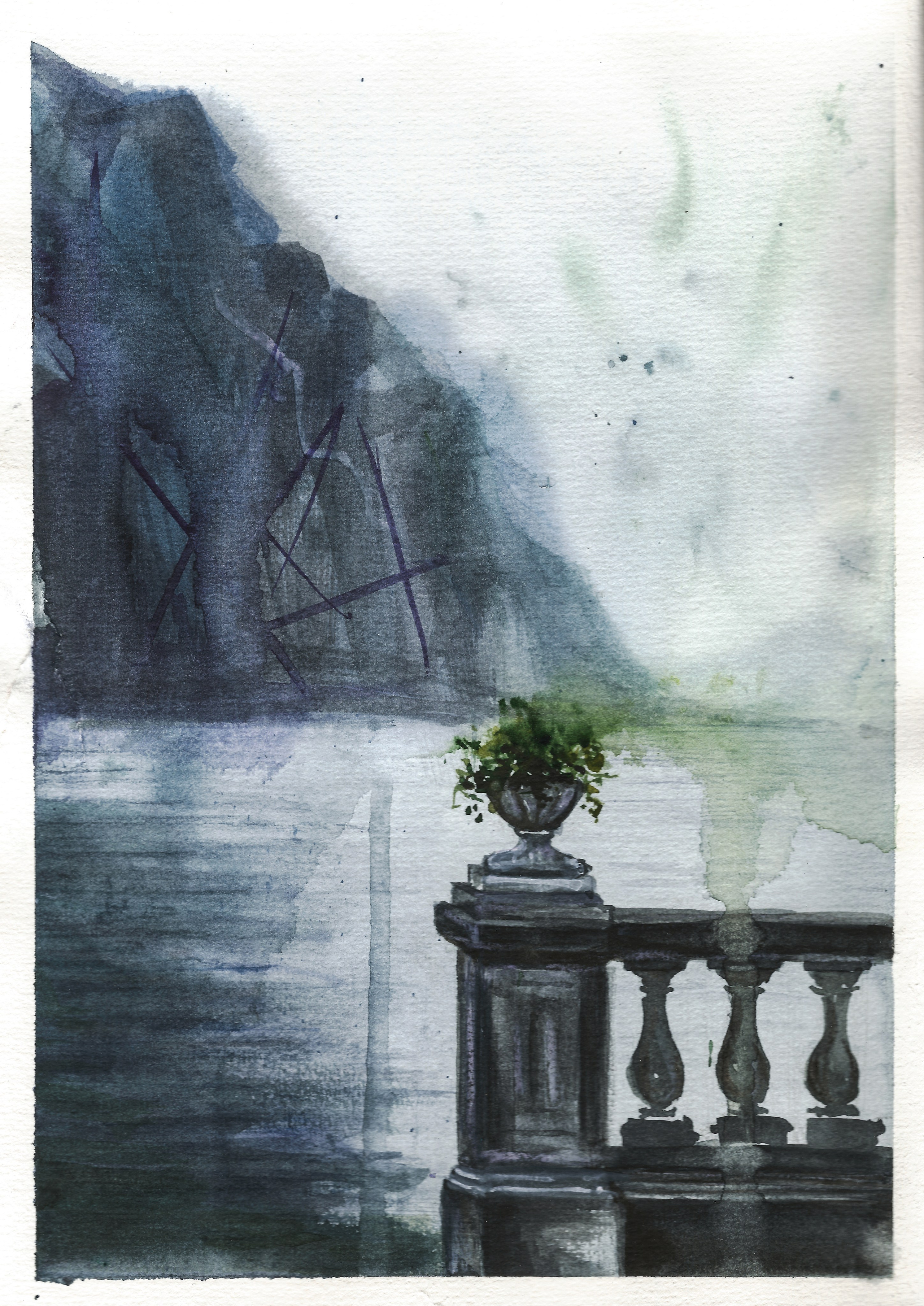 Nature landscapes. Angelina Sorokopud. Artist in Strasbourg