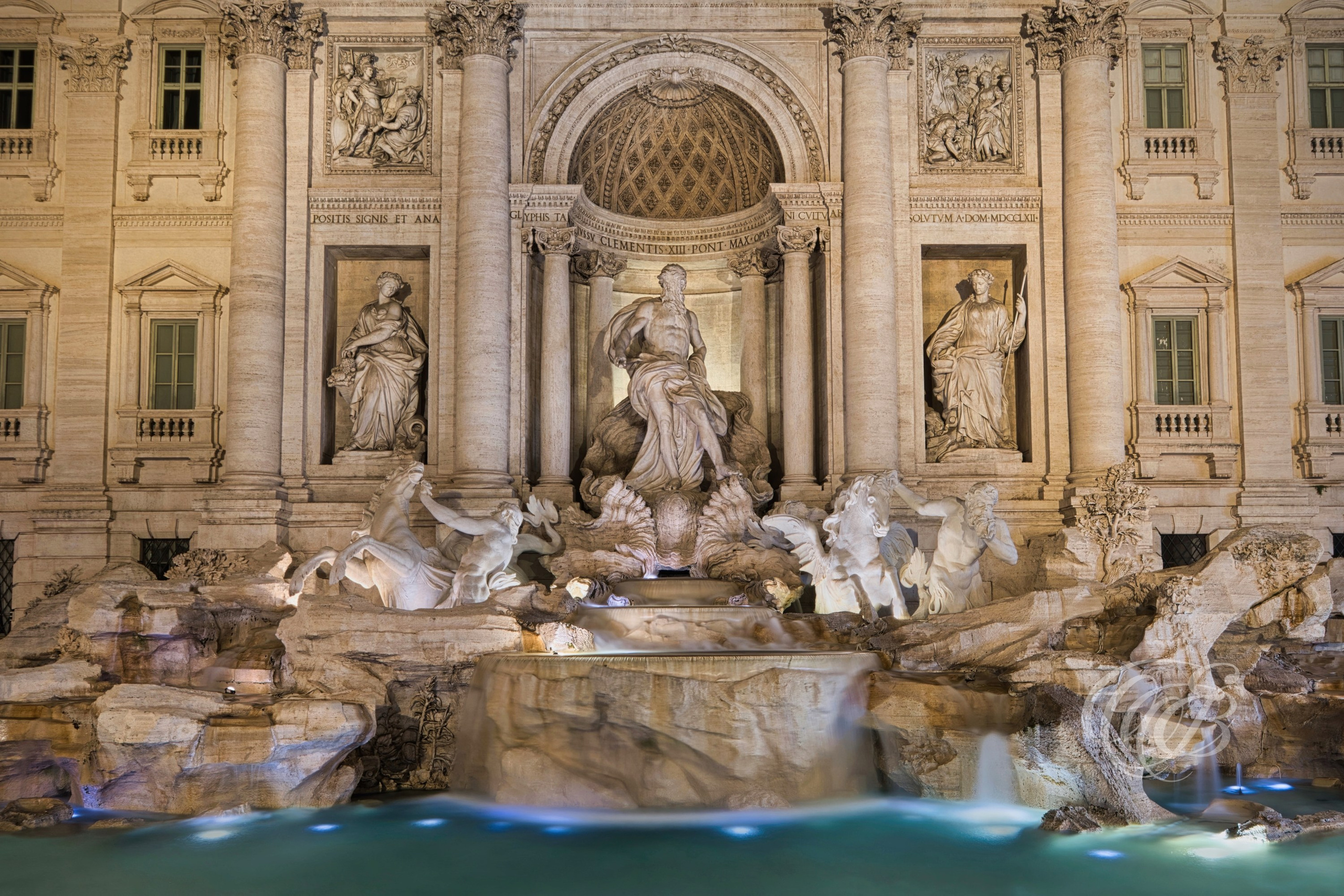 Photography of Italy — Rome, Oceanus at The Trevi Fountain — Eduardo Bartoli Fine Art & Travel Photography
