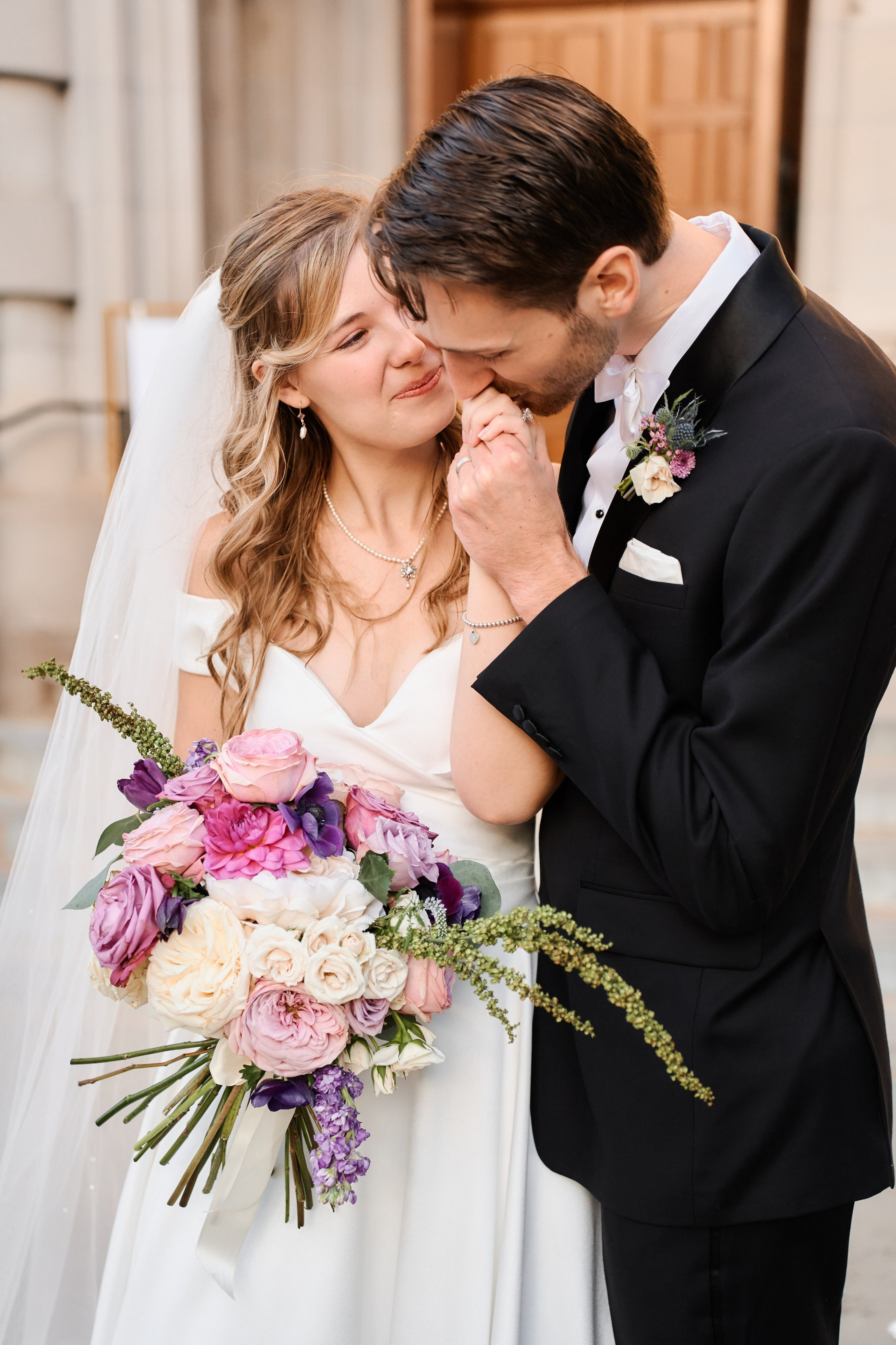 Elegant Wedding Ceremony at a Historic New York Cathedral | Timankov Photography. Professional Wedding and event photographer USA New York
