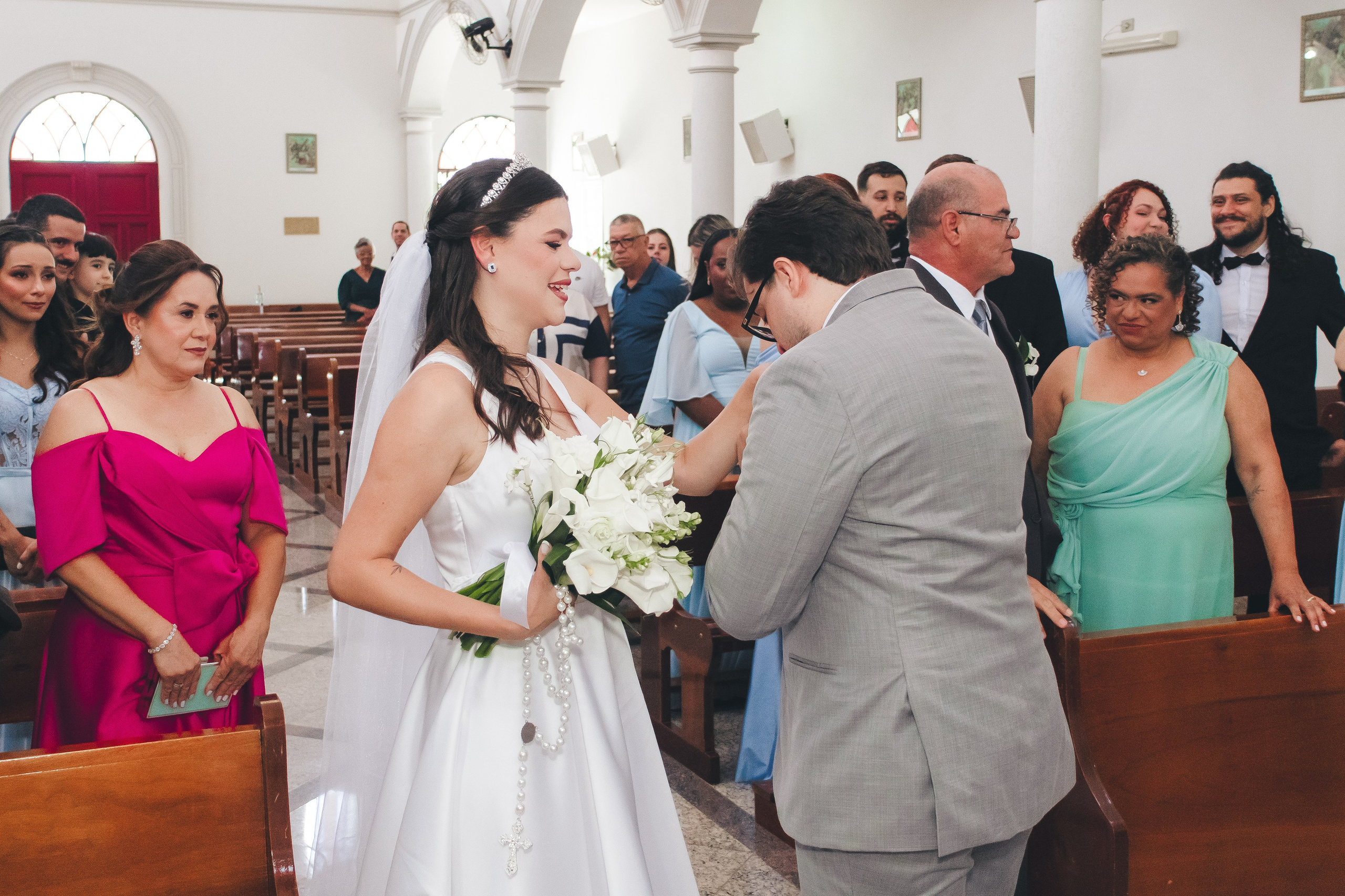 Maria Teresa e Vinicius — Religioso. Fotógrafa de casamento e festa infantis em Marilía, São Paulo