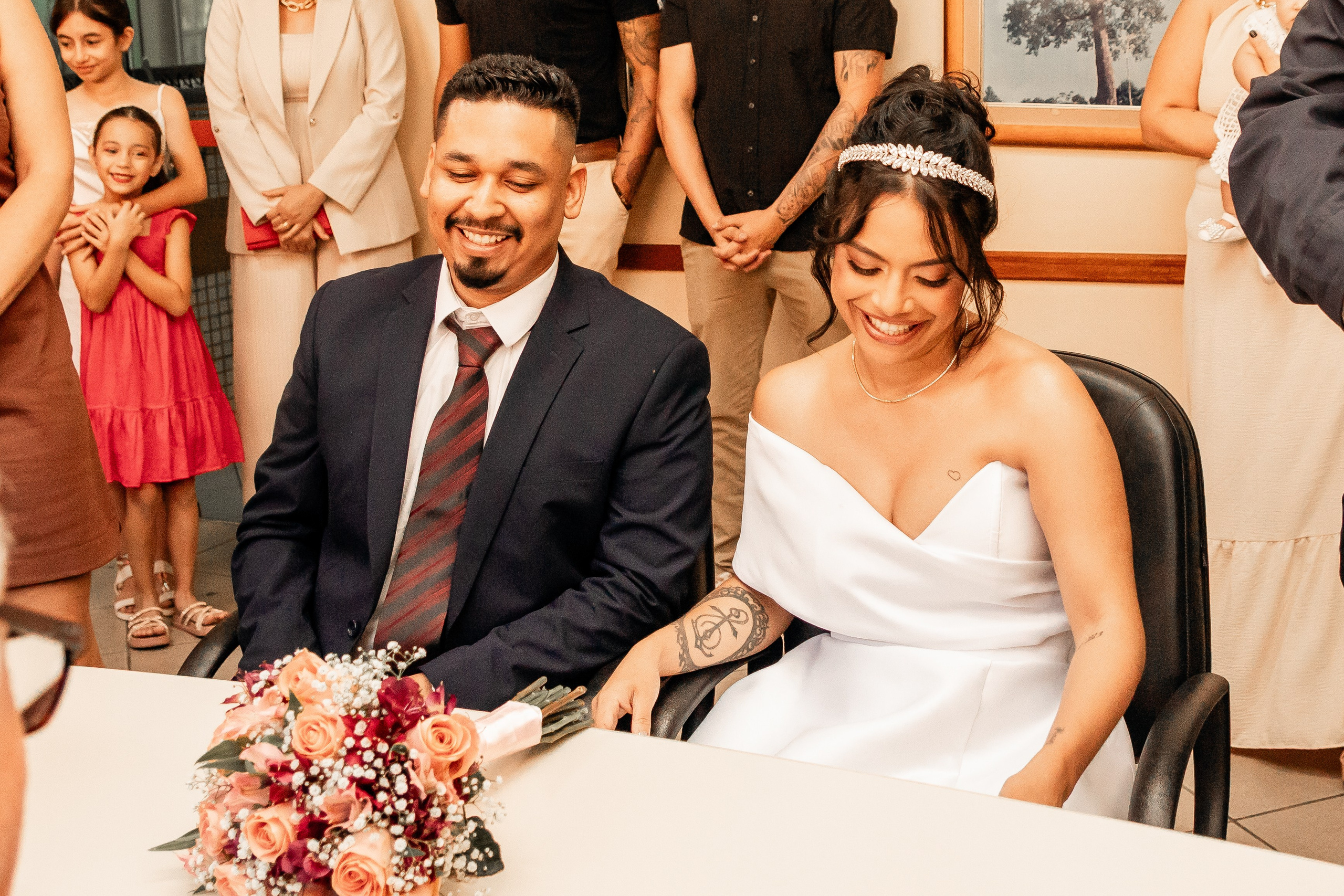 Civil Najara e Rafael. Fotógrafa de casamento e festa infantis em Marilía, São Paulo