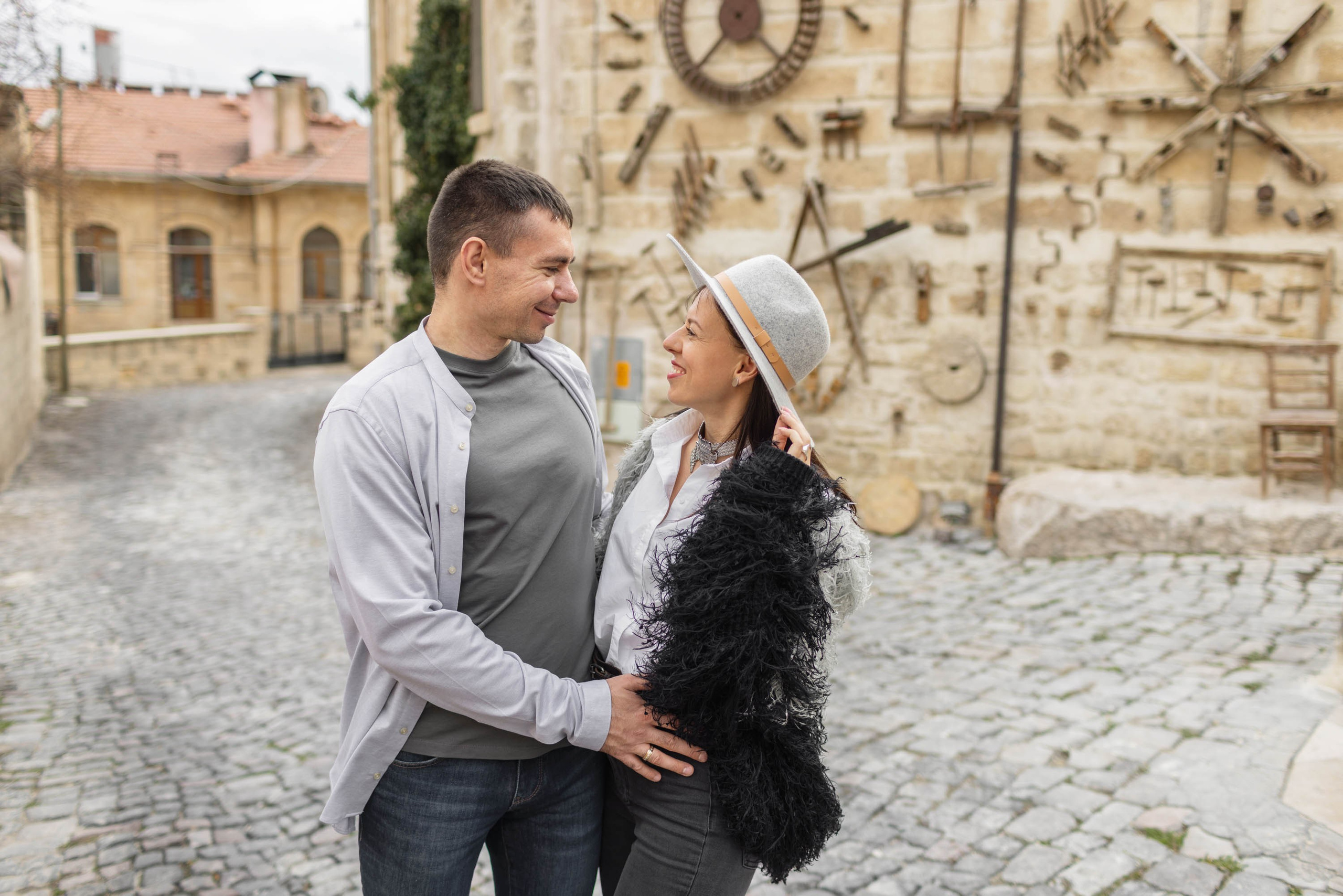 Stylish Photoshoot in the Charming Streets and Valleys of Cappadocia. Julia Ganch I Fashion Wedding Photography I Cappadocia Turkey