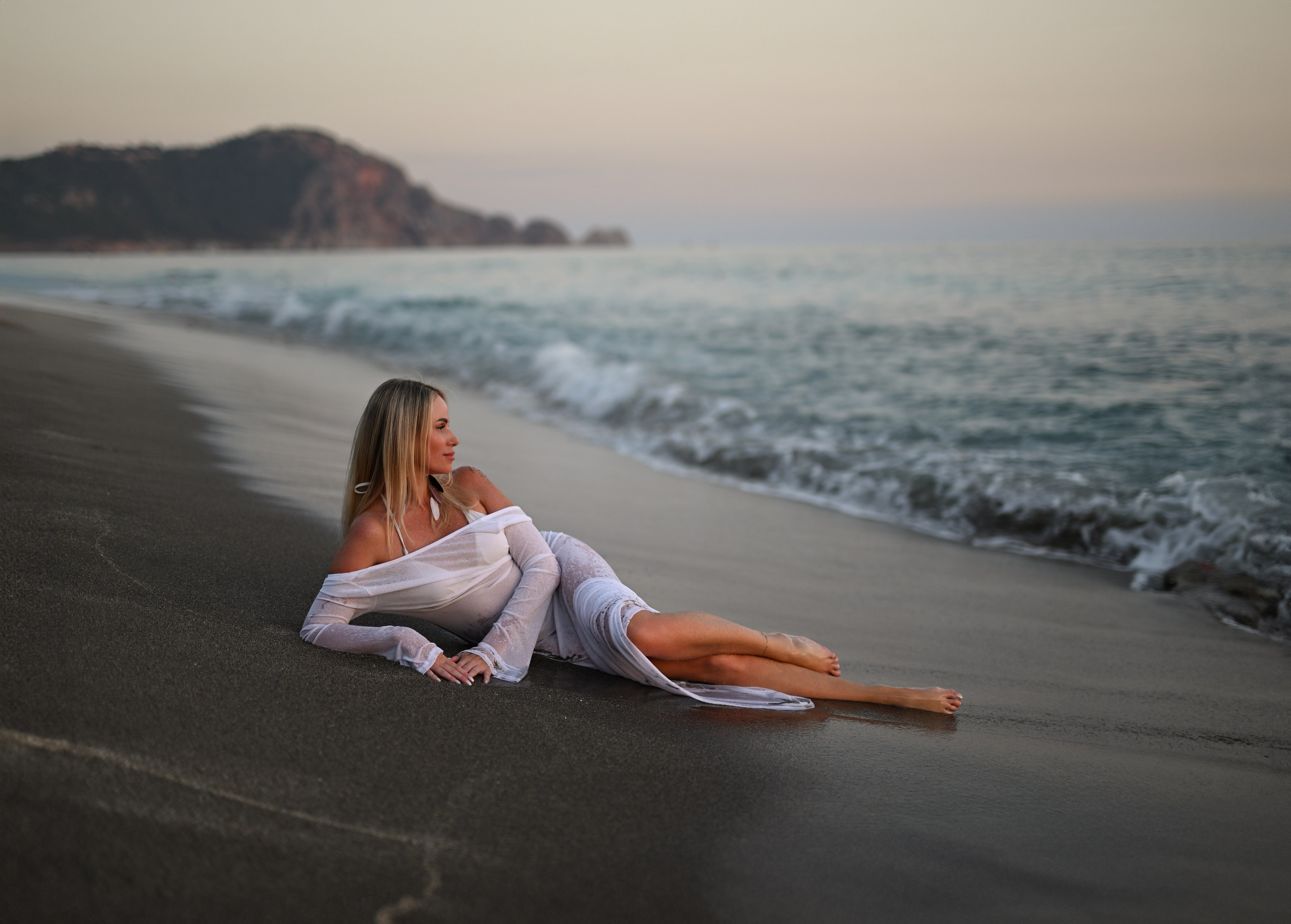 Индивидуальные съемки на пляже — Клеопатра. Photographer in Alanya, Side, Manavgat. Türkiye