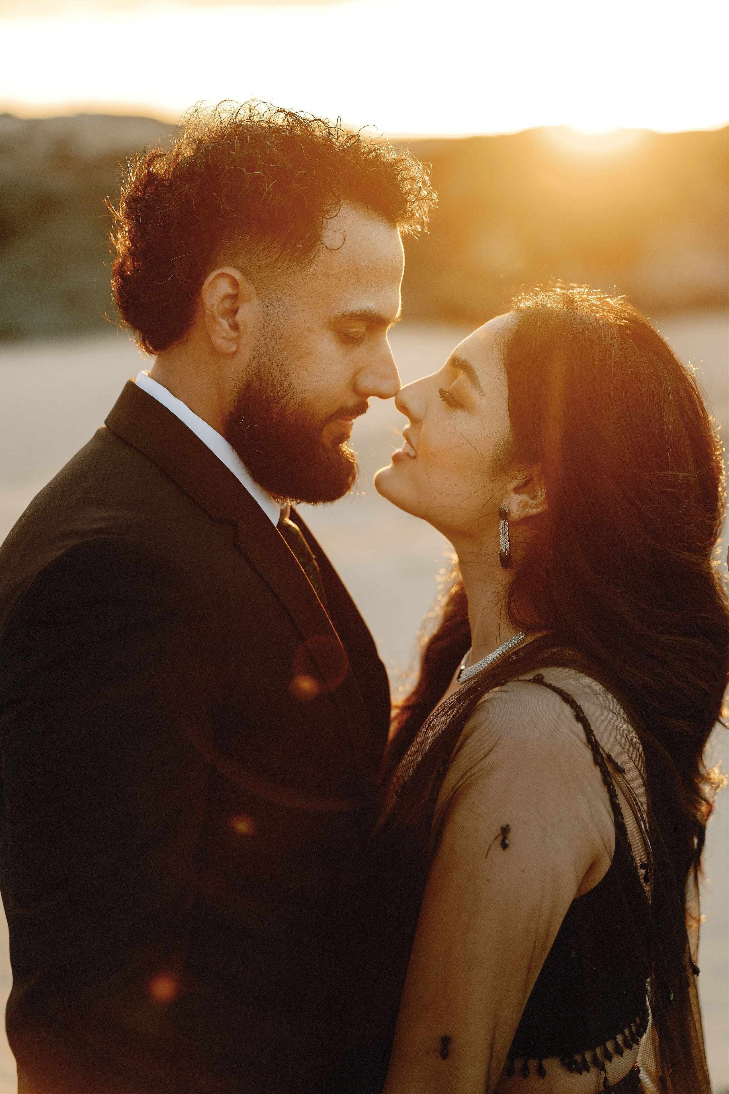 Elopement at Pismo Beach Sand Dunes, California. Wedding Photography & Videography Team in California, Los Angeles, San Francisco, San Diego and Travel