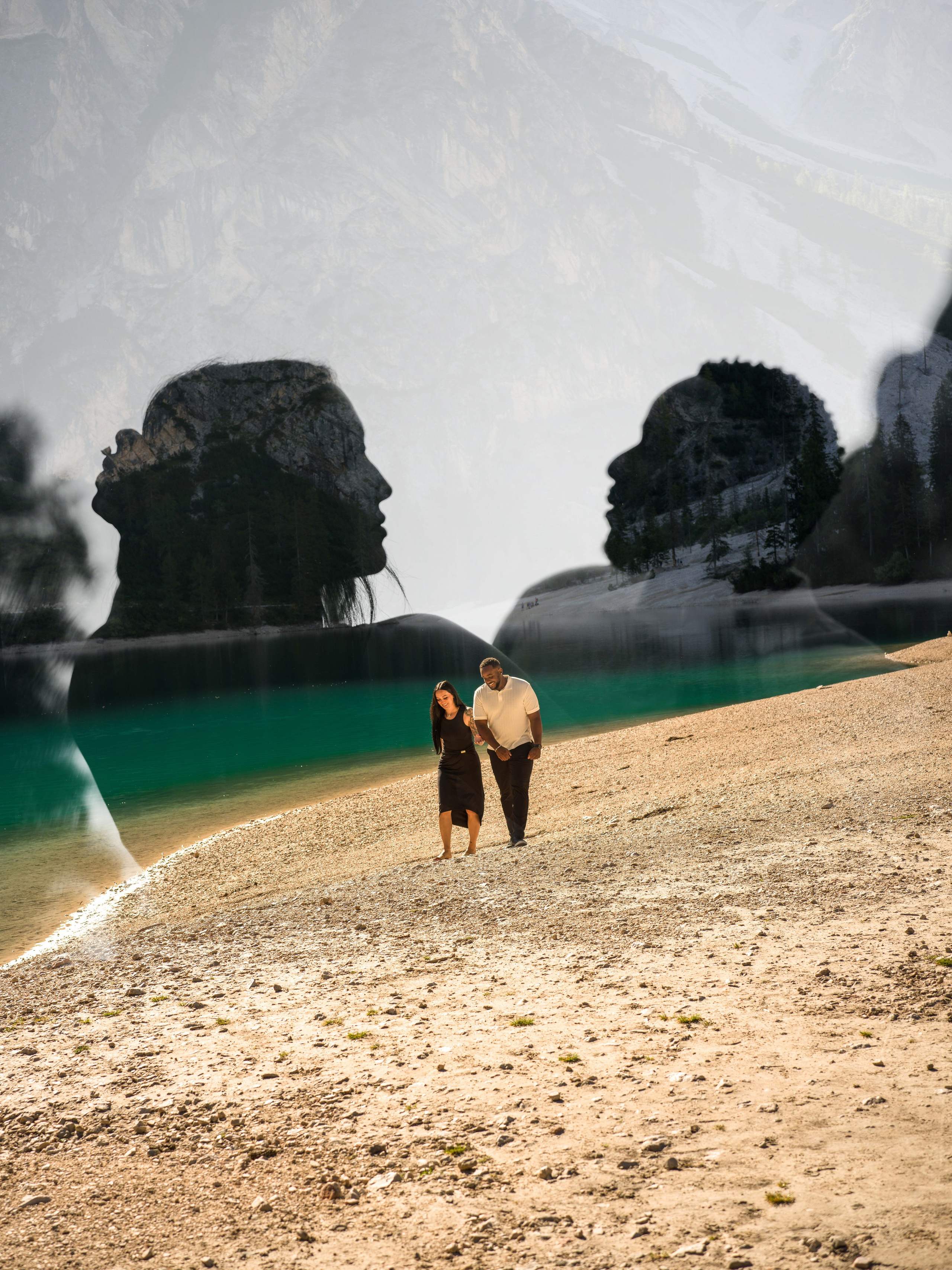 Proposal, Lake Braies, the Dolomites