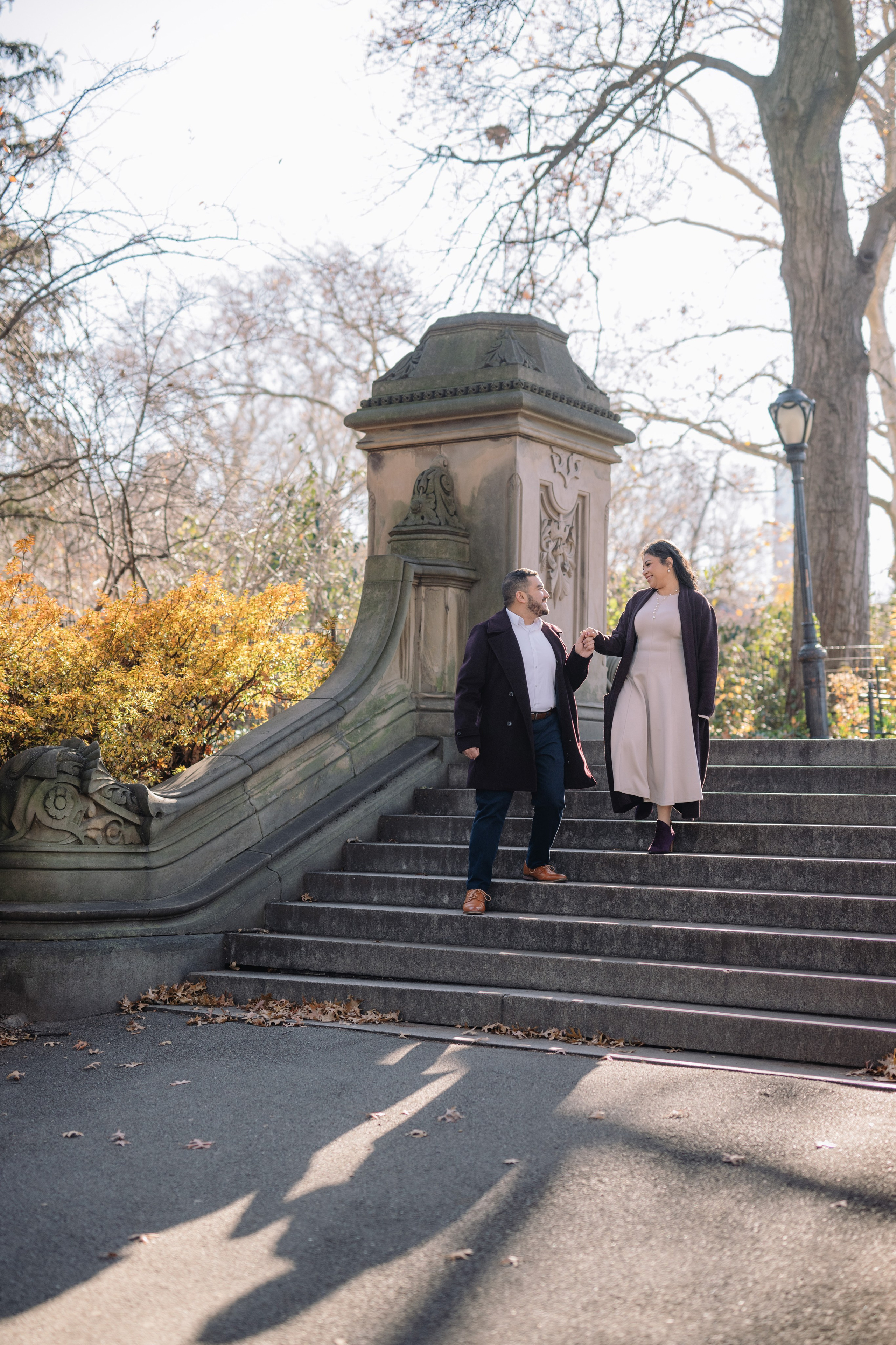Marina and Mina | Central Park Engagement Session