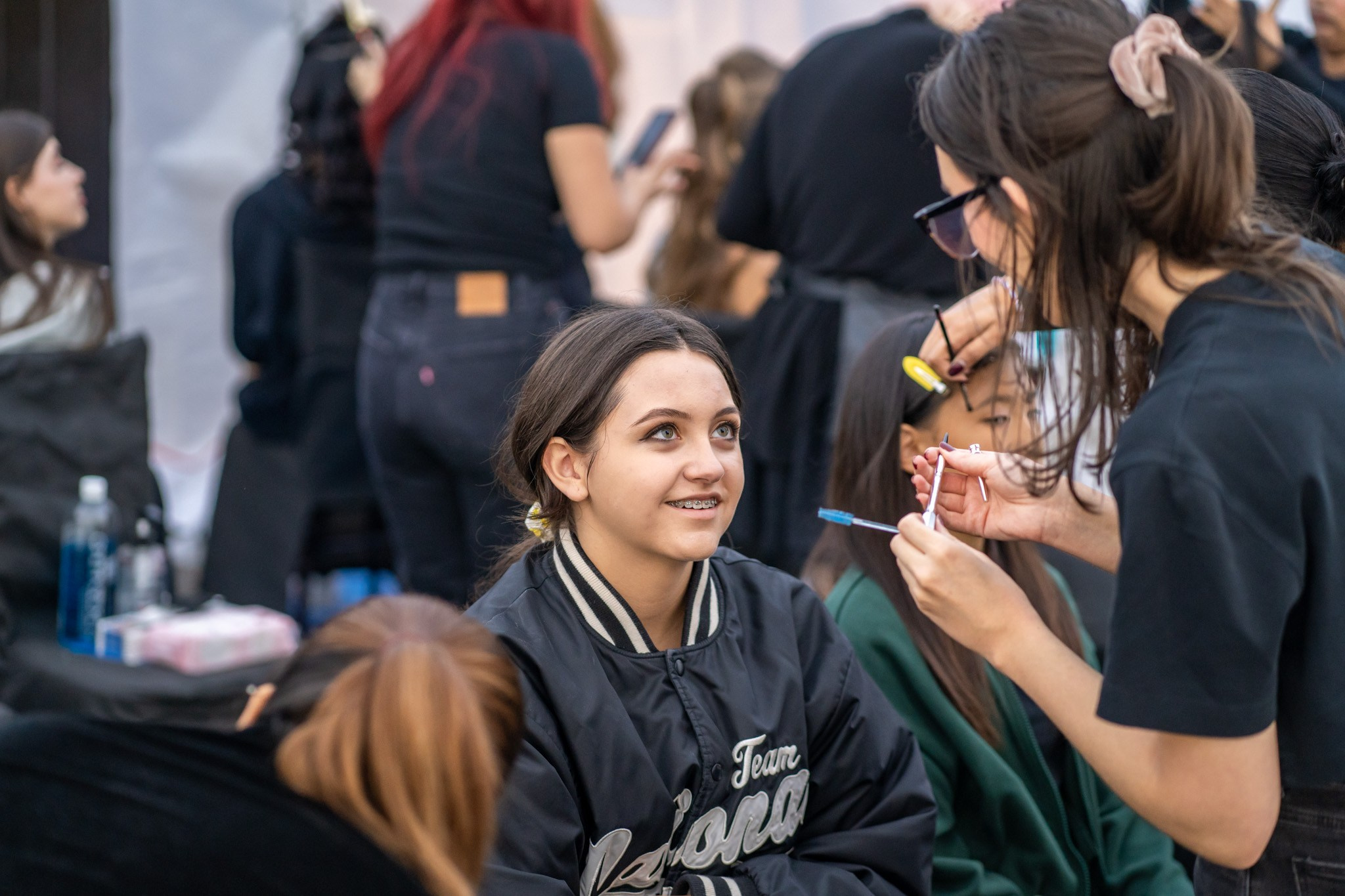 The blooms BTS. Vancouver Kids Photographer