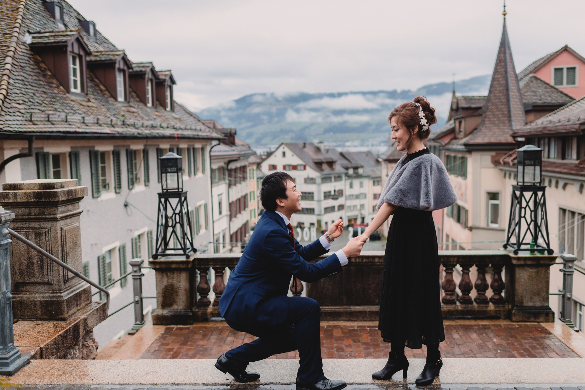 XINSE + XUHAI FAIRYTALE ENGAGEMENT | ZÜRICH AND RAPPERSWIL-JONA, SWITZERLAND. HOME