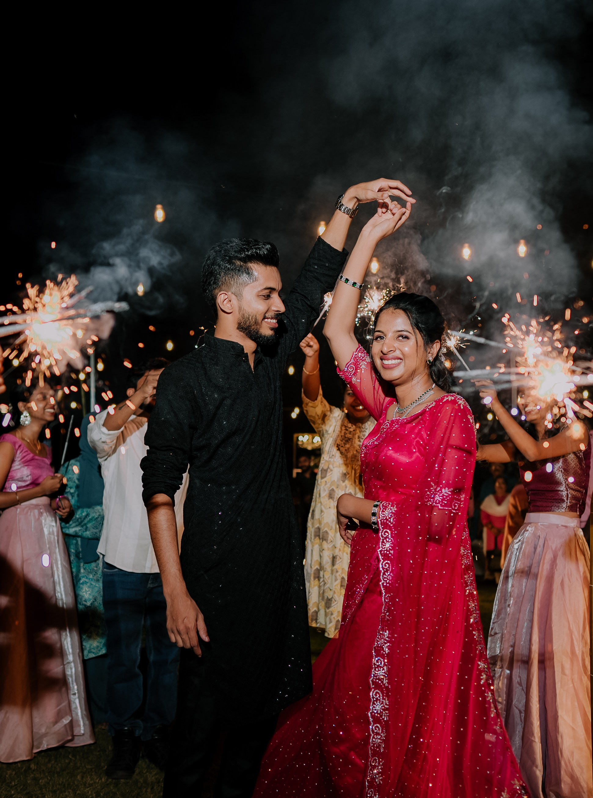 Engagement Ft. Aneesha & Mathew. Fine art Wedding Photographers in India & Canada