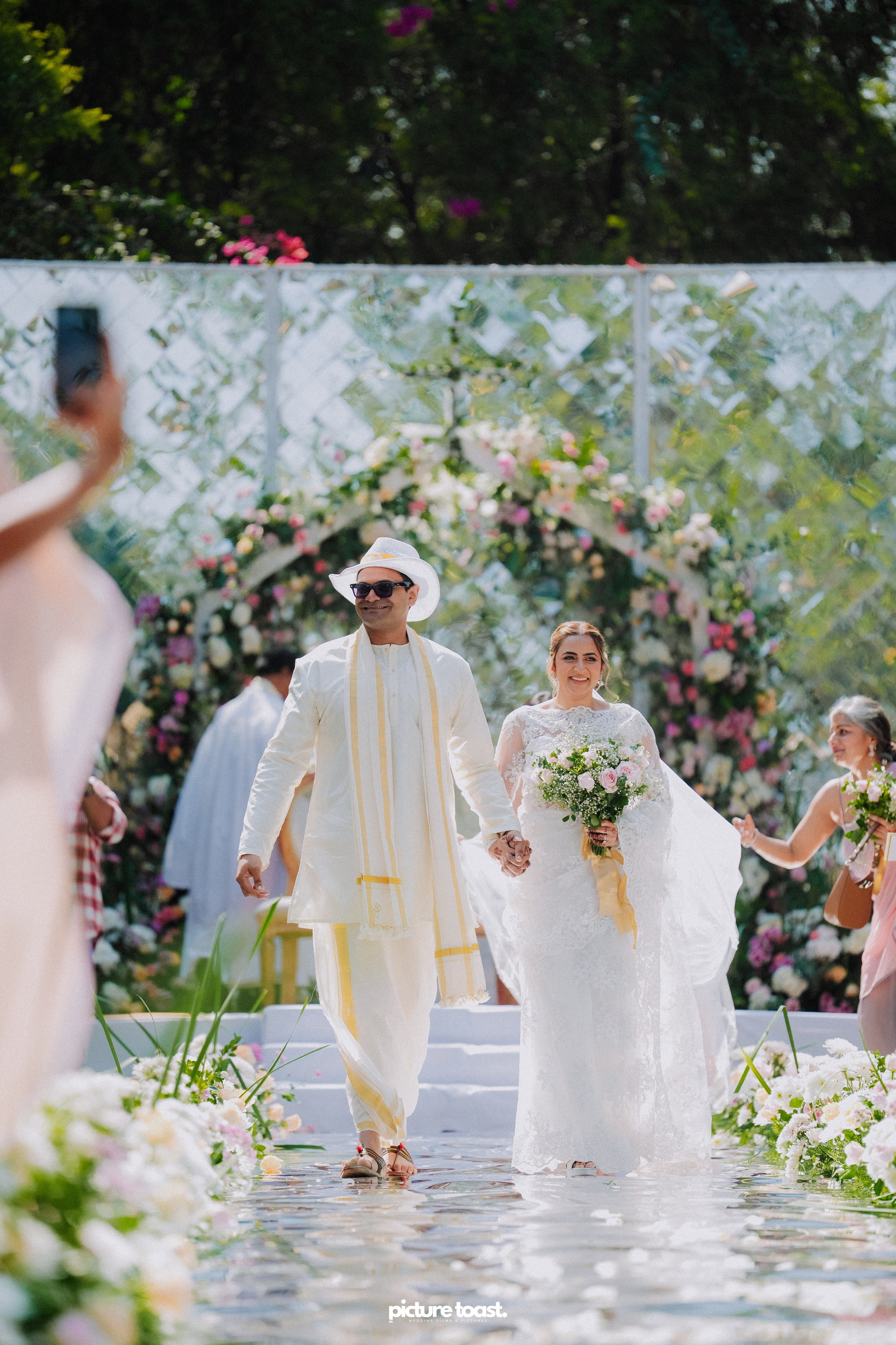 Blessing of Rajiv & Aashna. Fine art Wedding Photographers in India & Canada