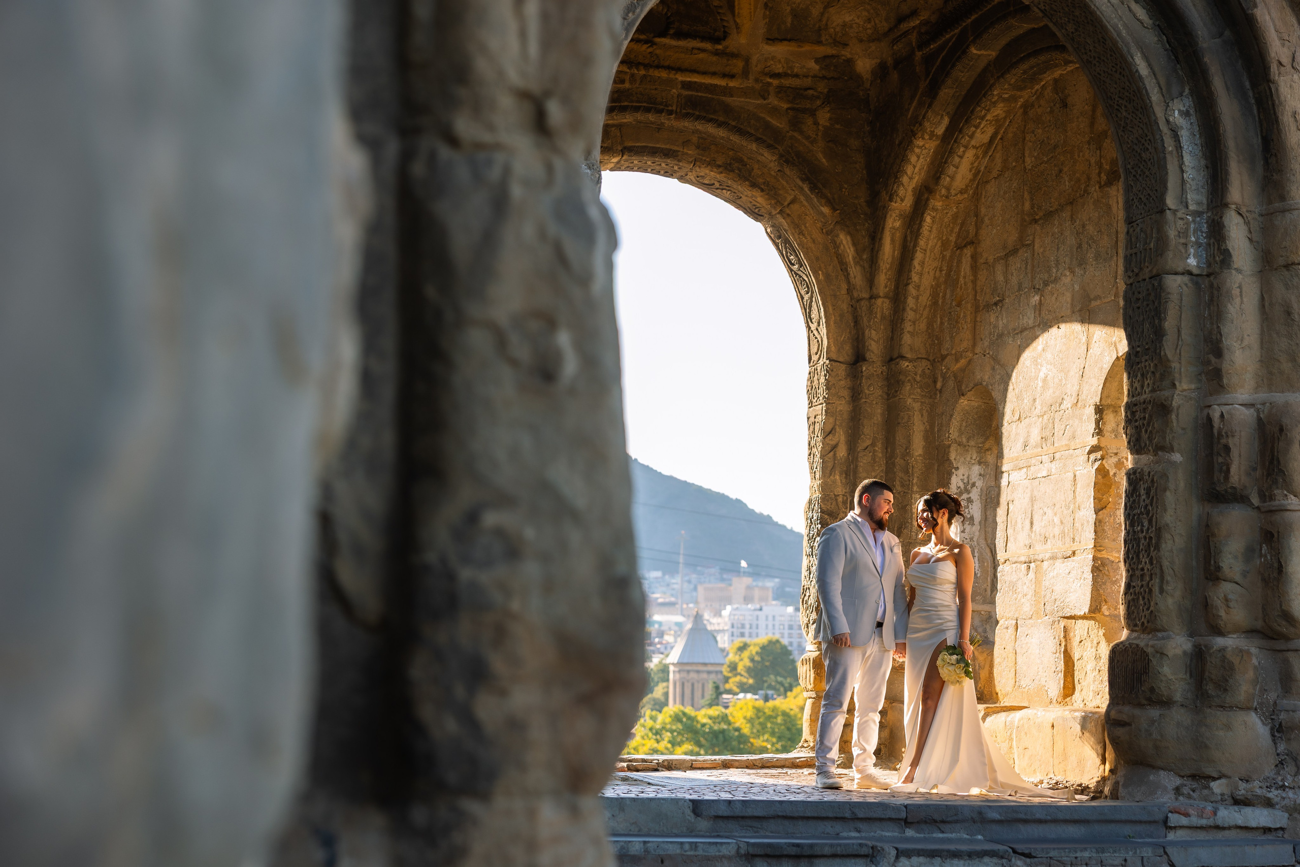 Love story in Tbilisi. Wedding photographer in Tbilisi Ioseb Mamniashvili