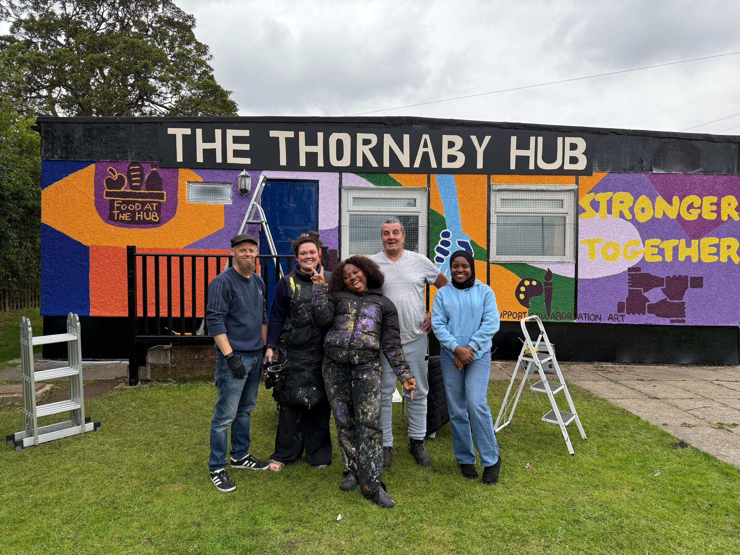 Clayton Community Hub Mural. Professional Portrait & Event Photographer in West Yorkshire, travels across UK