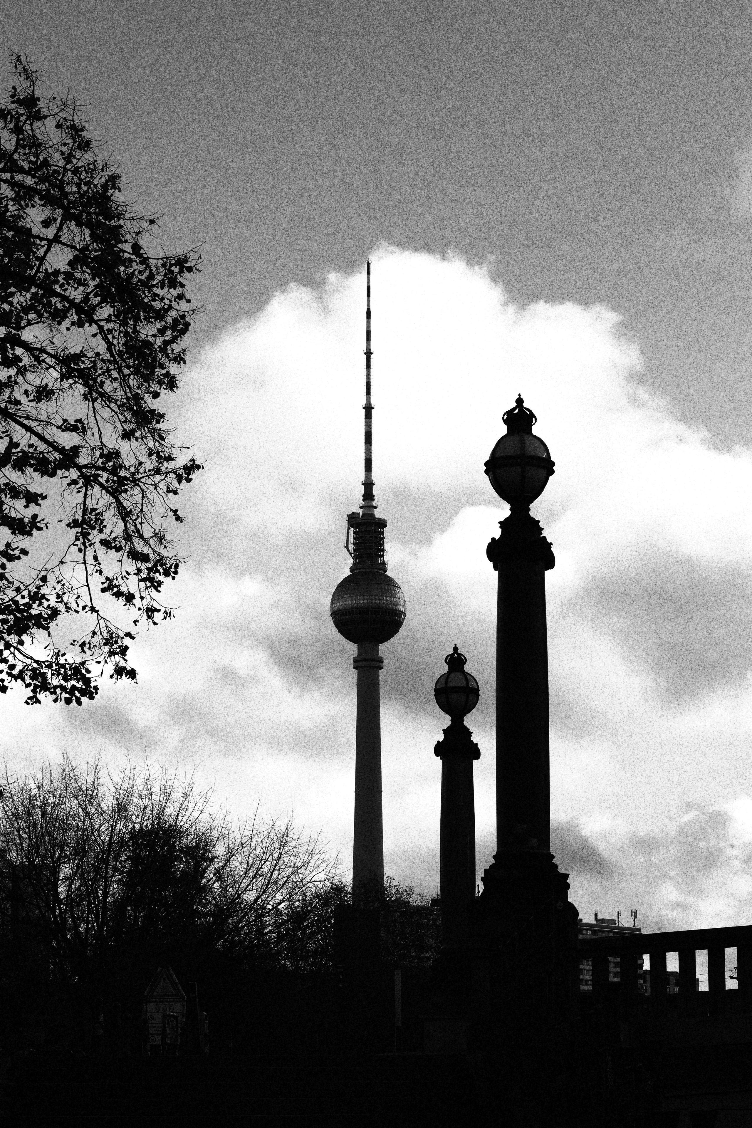 Berliner Mischung (Schwarz-Weiß). BNW Around Photography