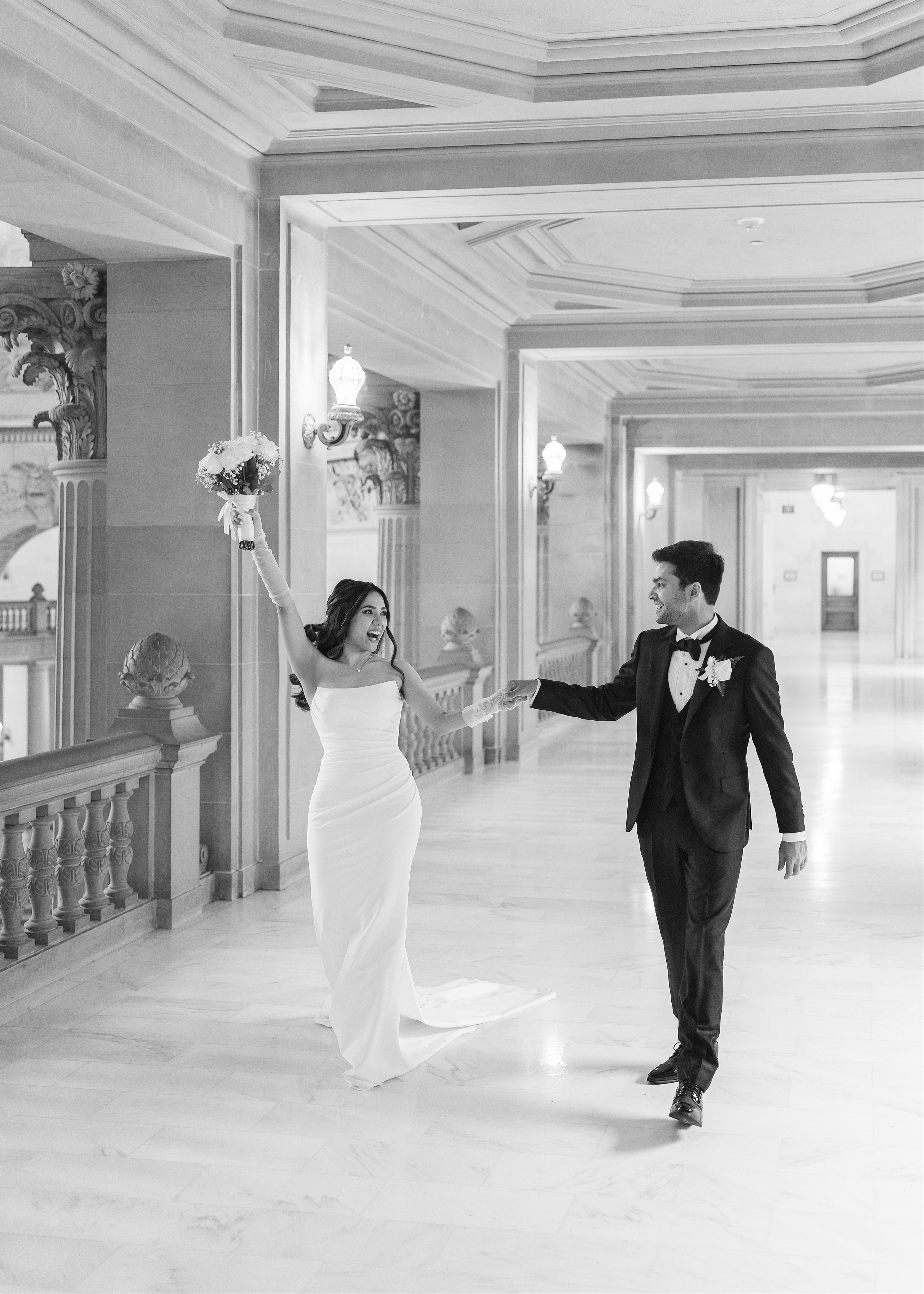 San Francisco City Hall Wedding. Wedding Photography & Videography Team in California, Los Angeles, San Francisco, San Diego and Travel