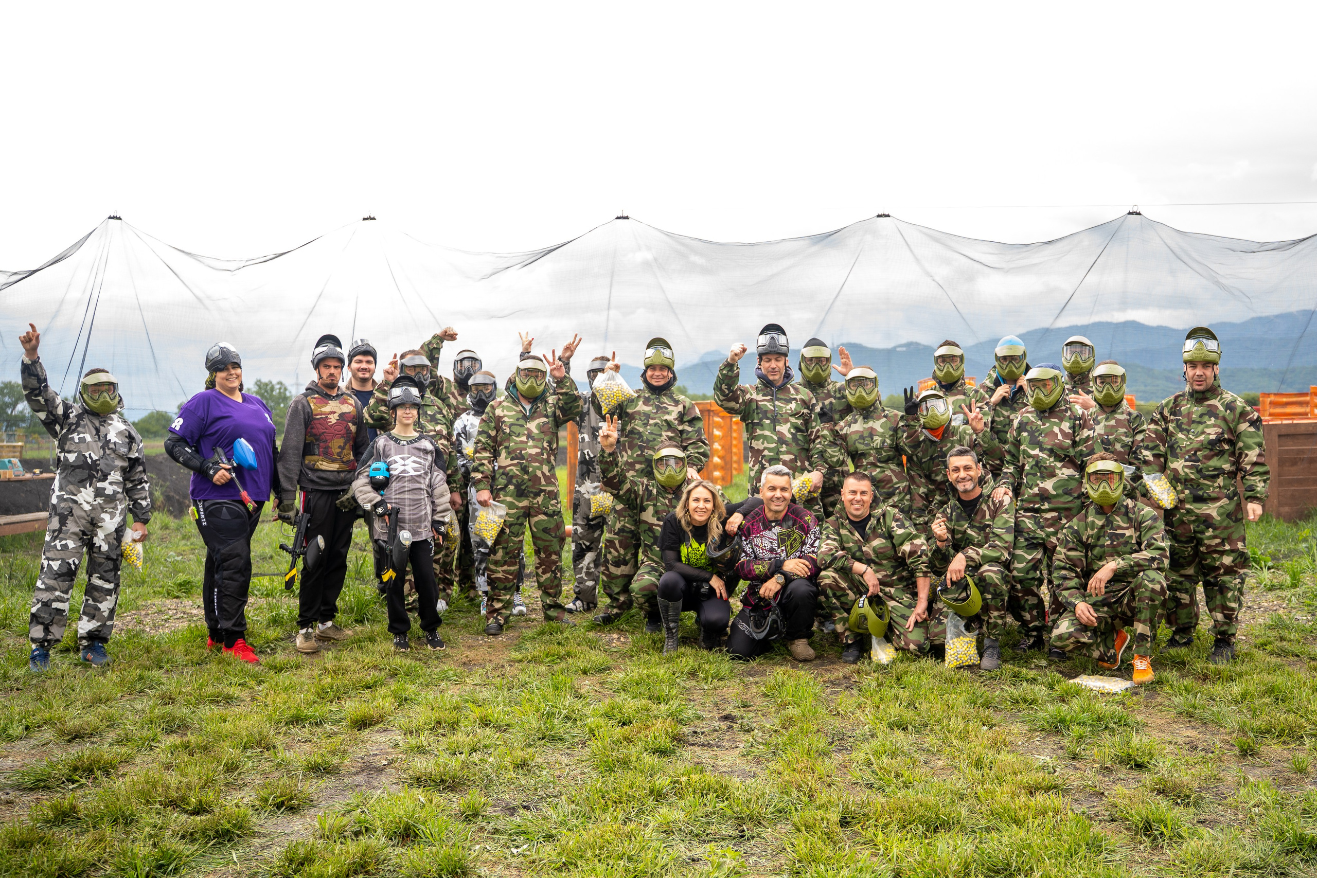 Deschidere Arena Paintball Brasov. Adelinne