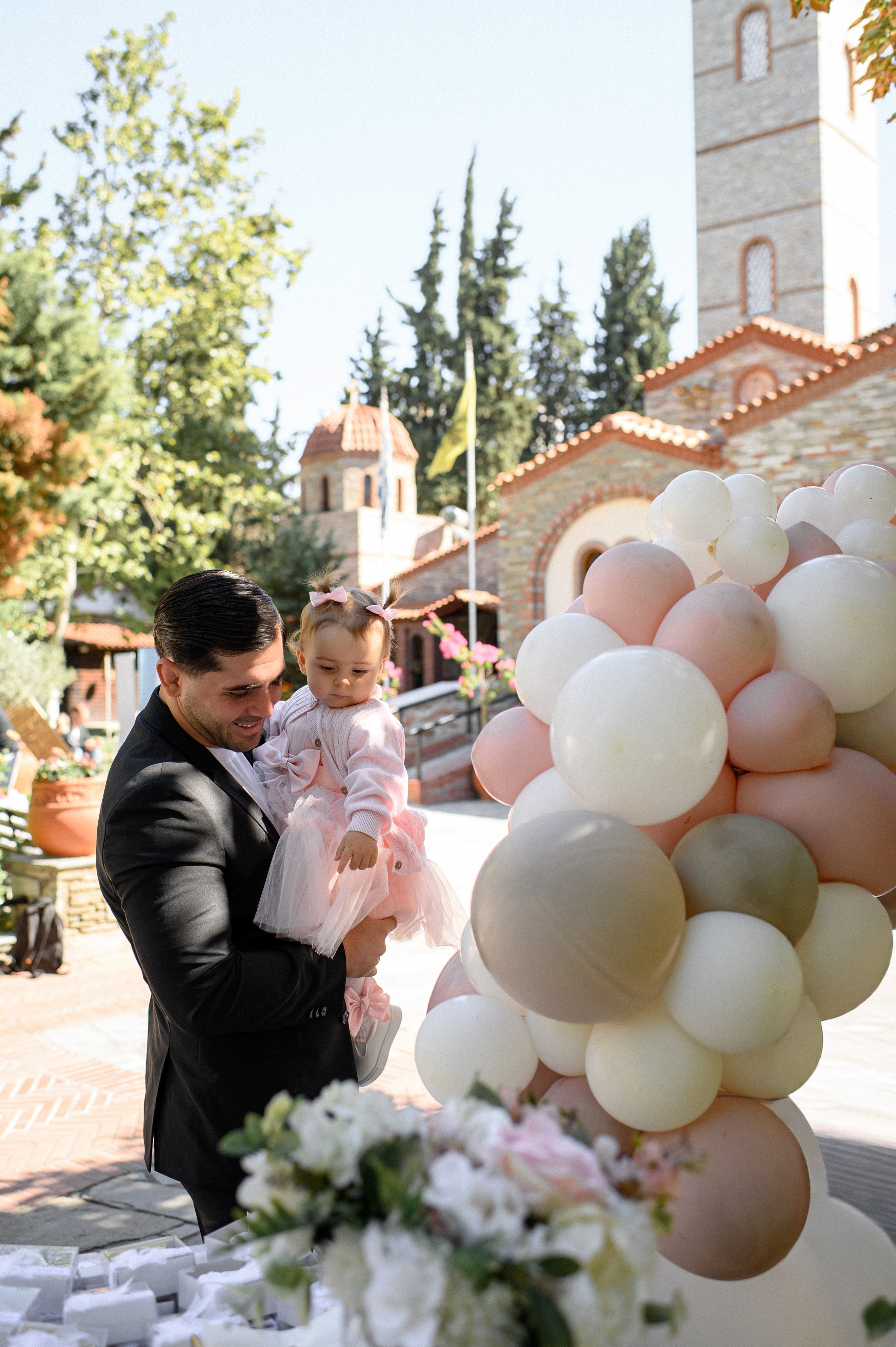 Baptism Aleksandra-Olivia. Family, children, portrait, and event photography in Thessaloniki