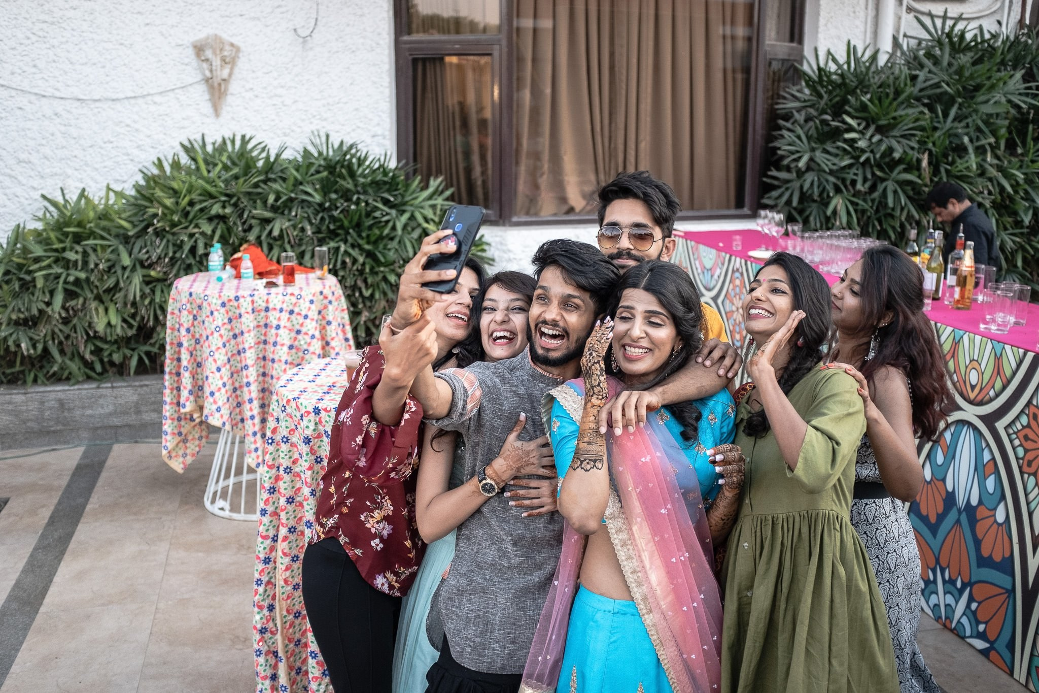 Punjabi + Marathi fusion wedding at New Delhi, India