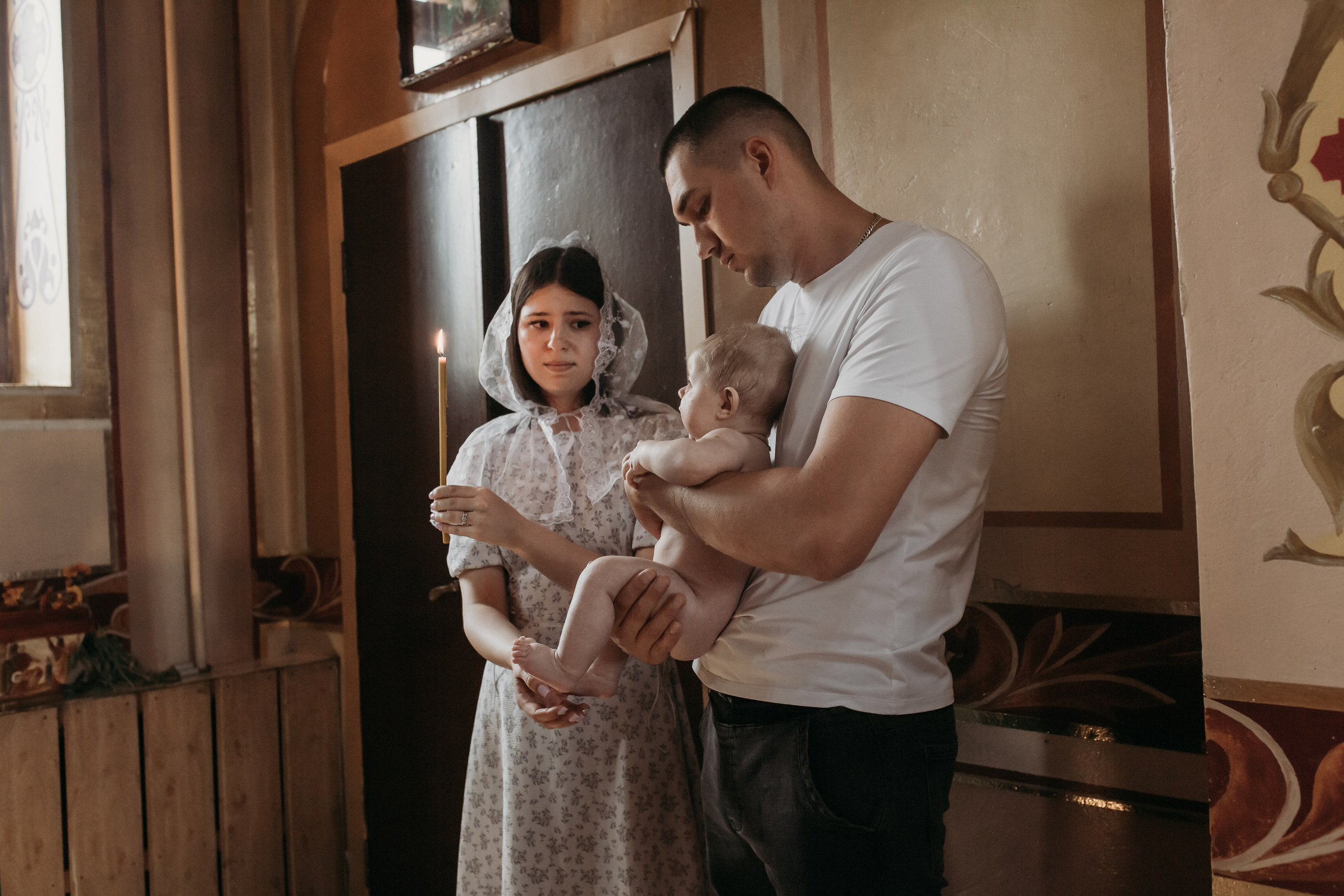 Церемония крещения. Екатерина Селихова — свадебный, семейный фотограф в г. Северодонецке