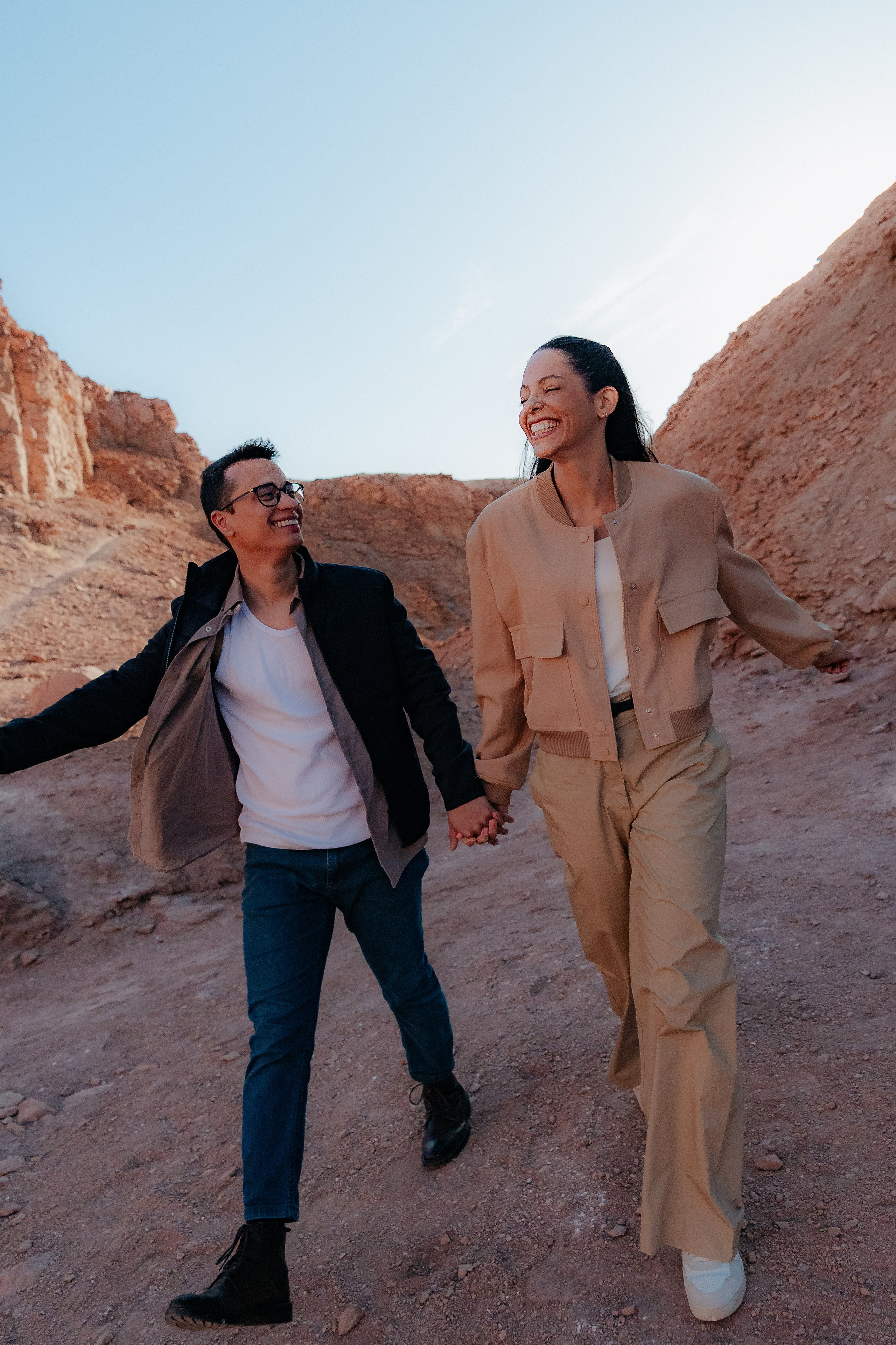 Sessão casual no Vale dos Cogumelos. Fotógrafo em San Pedro de Atacama