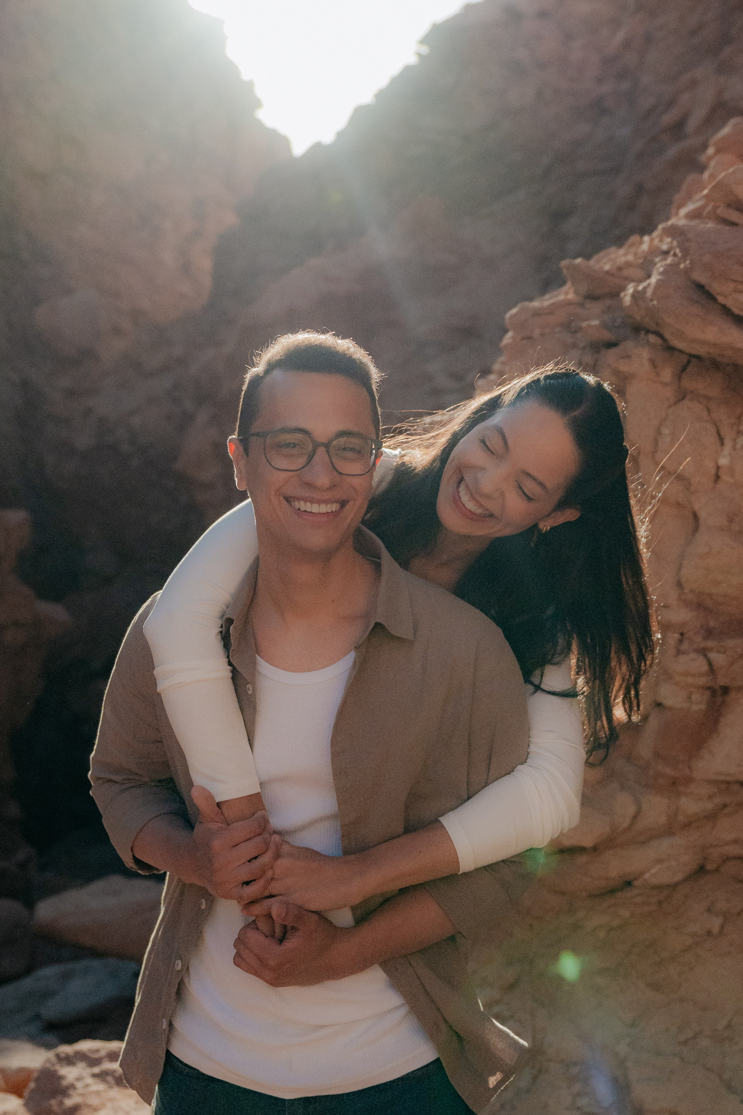 Sessão casual no Vale dos Cogumelos. Fotógrafo em San Pedro de Atacama