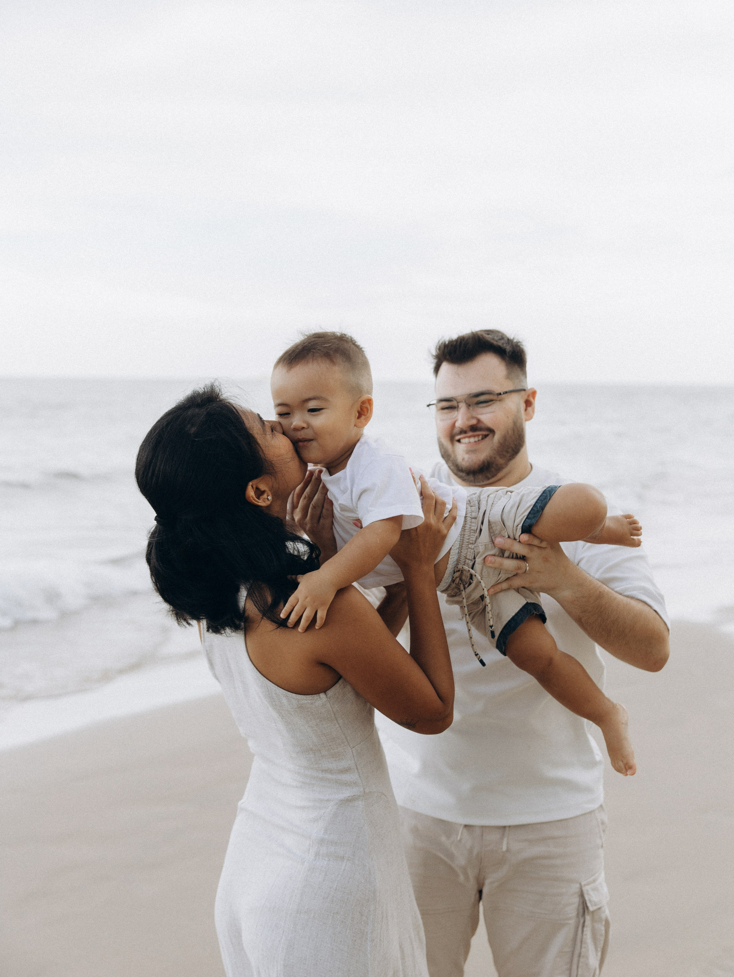 At the beach. Family and wedding photographer in Bangkok, Thailand