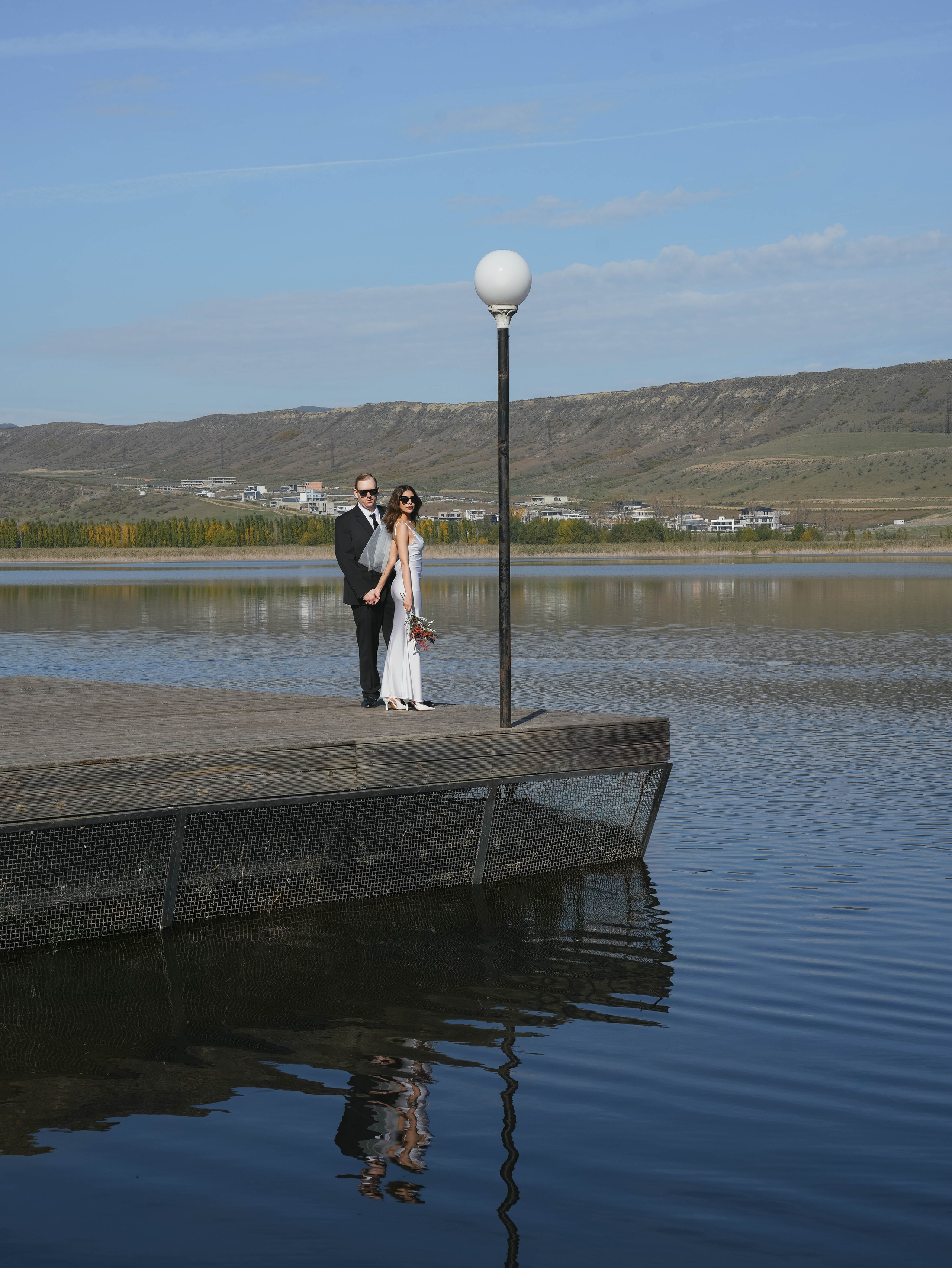 Romantic moment by Lisi Lake shoreline