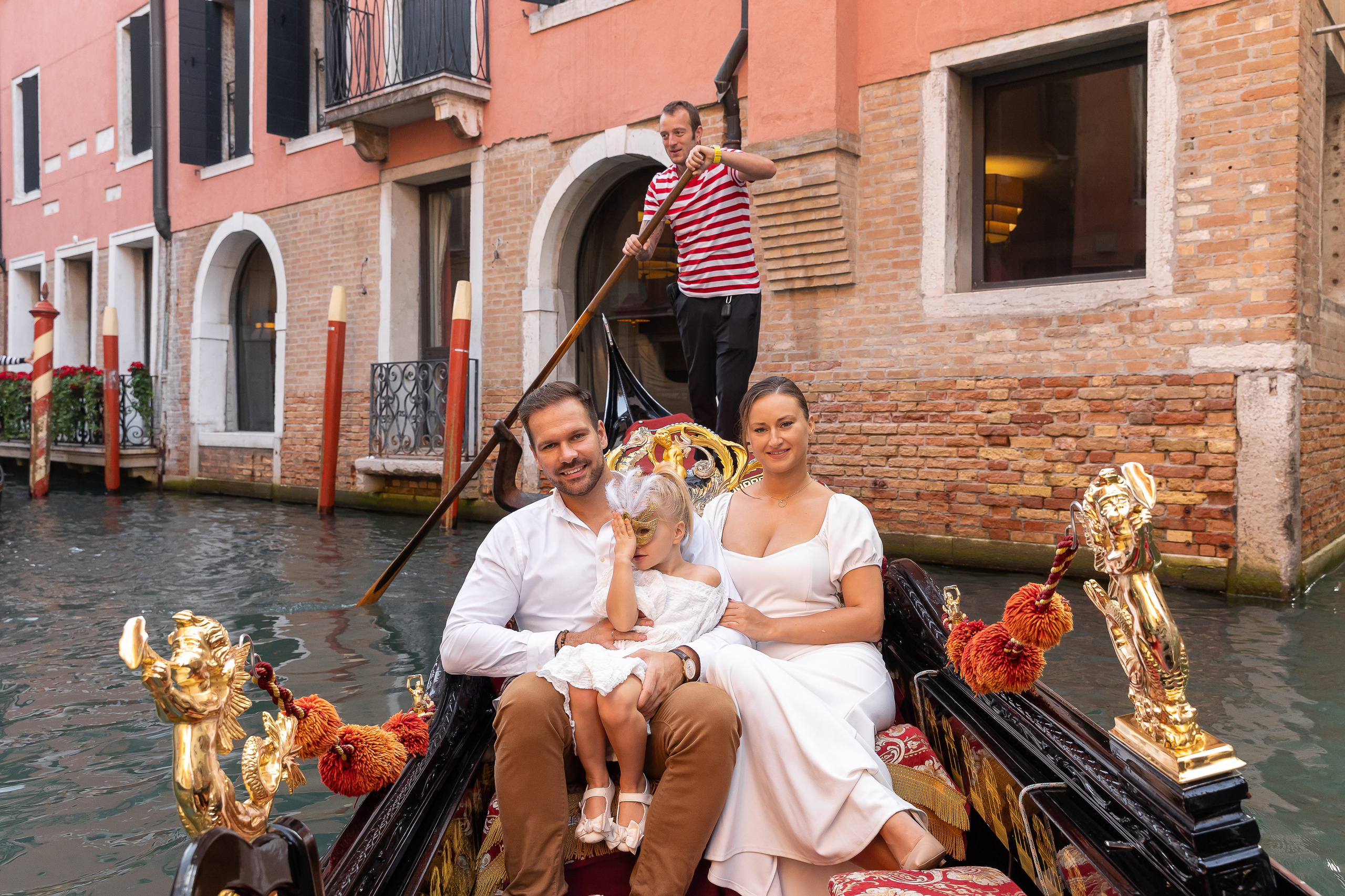 Emi and family at sunset