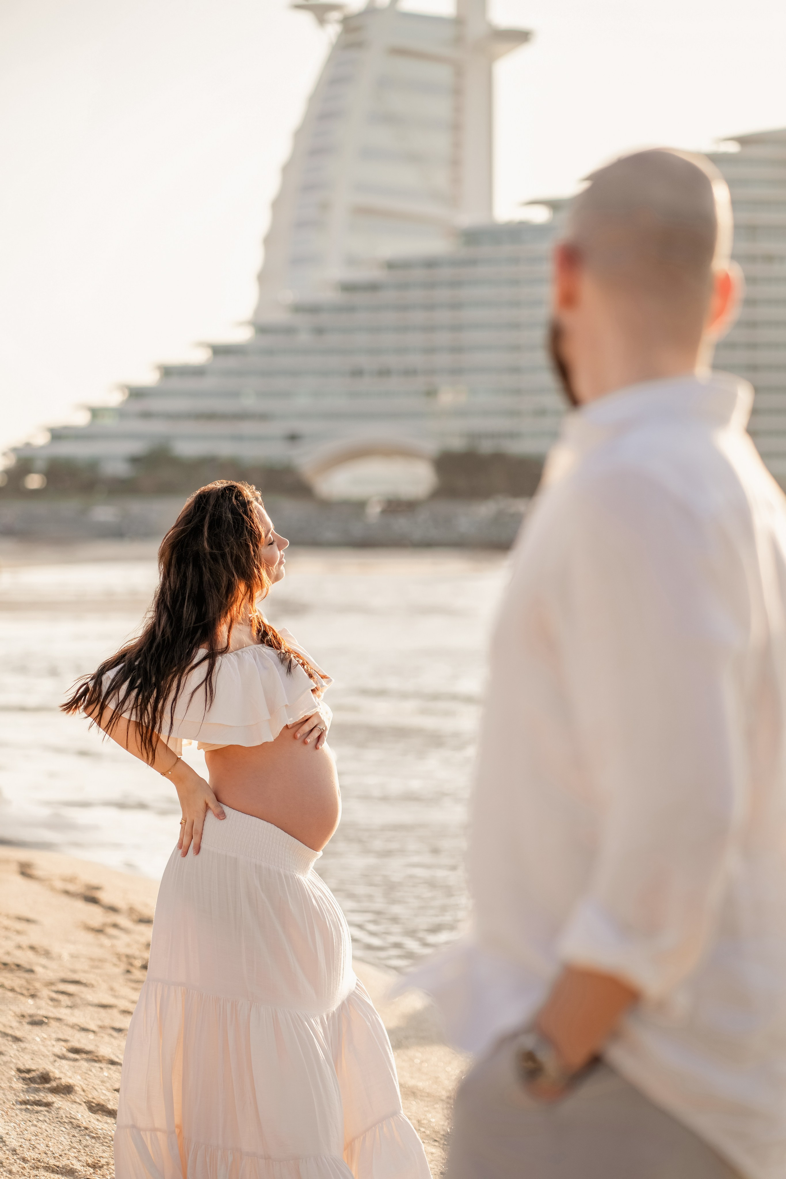 Sunset by the Burj Al Arab. Angela Iakovleva — Family Photographer in Dubai