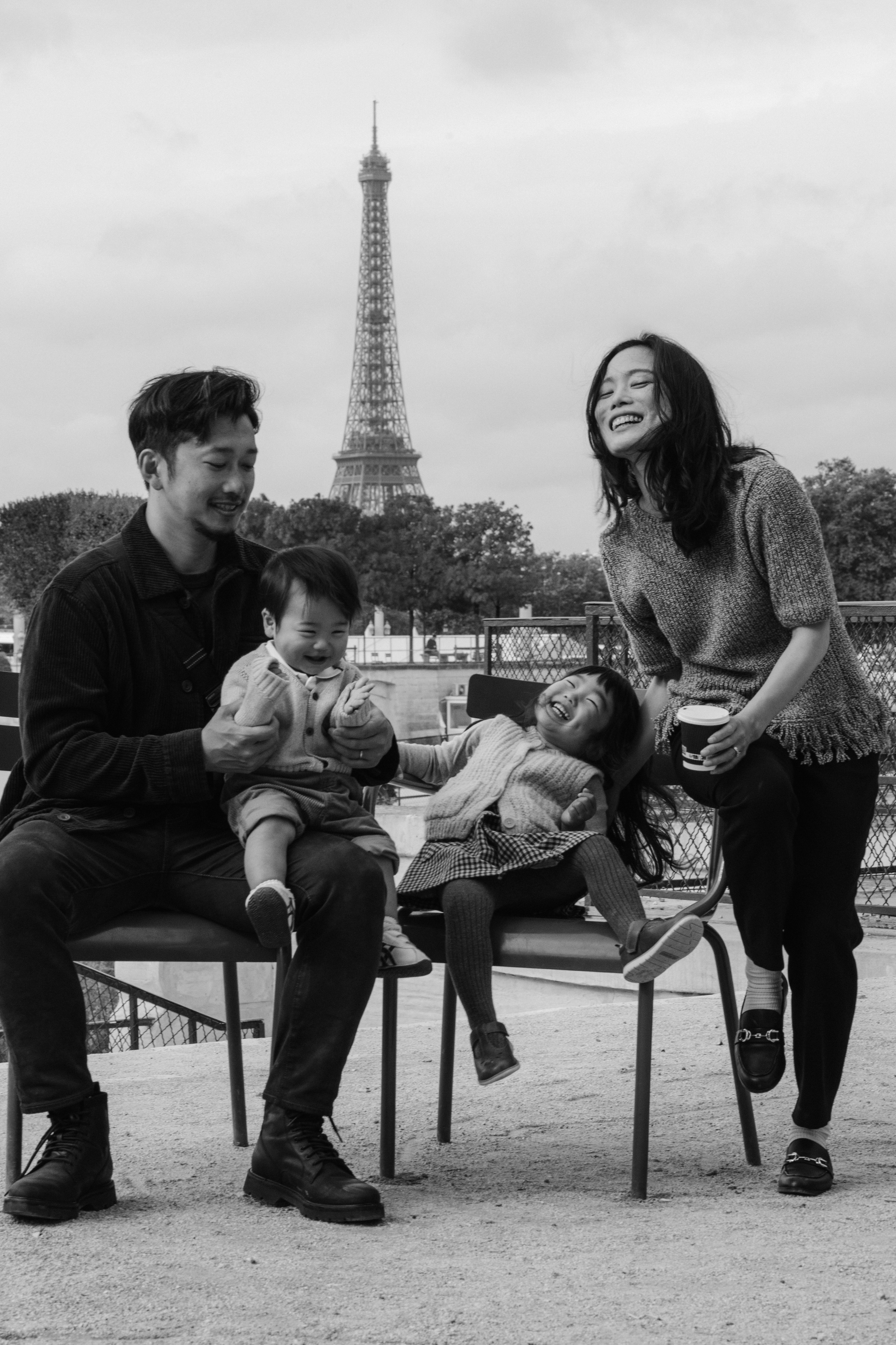 Family Photoshoot in Paris — Natural Lifestyle Photography. Paris Wedding Photographer