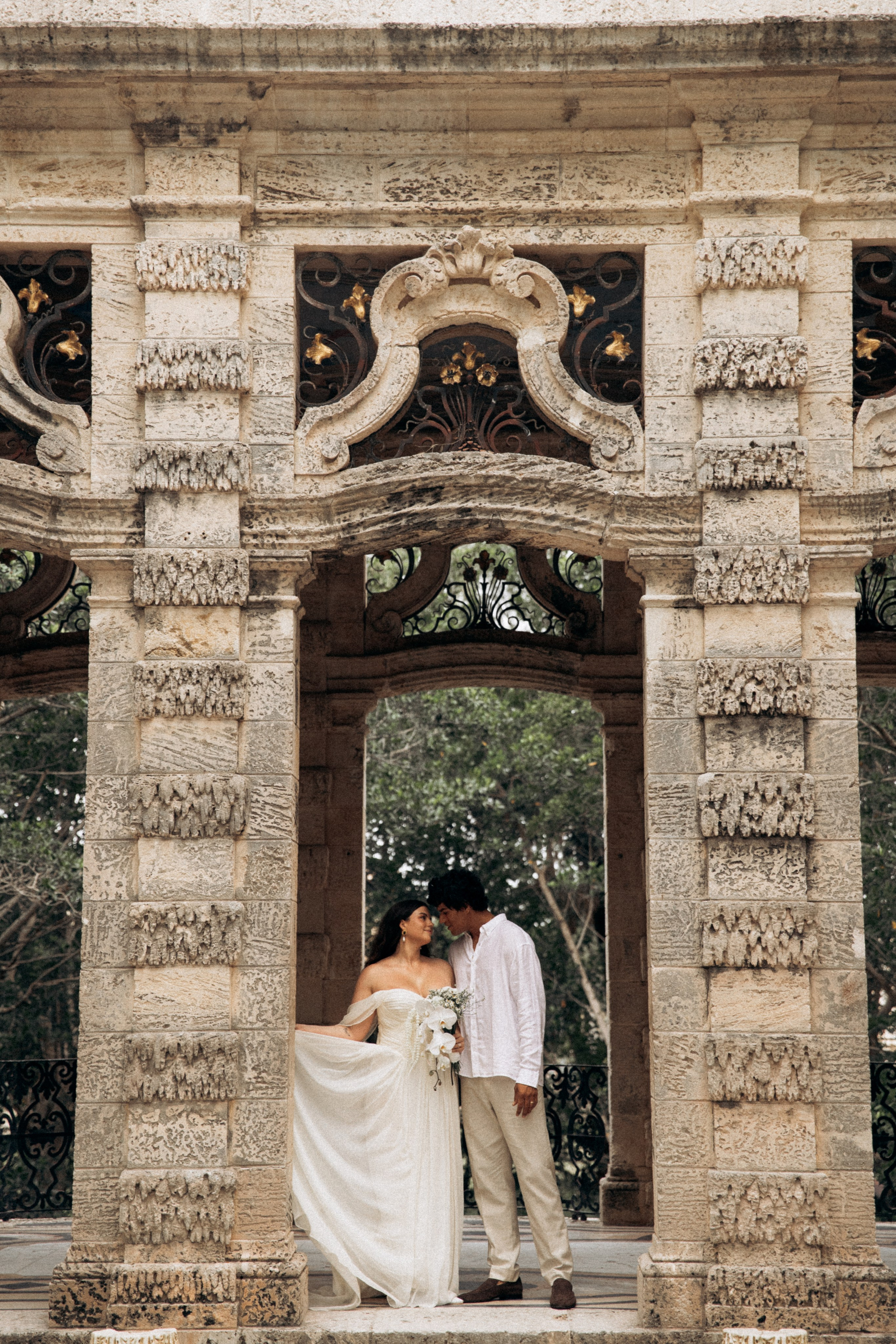 Lindsay & Kirk | Elopement at Vizcaya Museum & Gardens