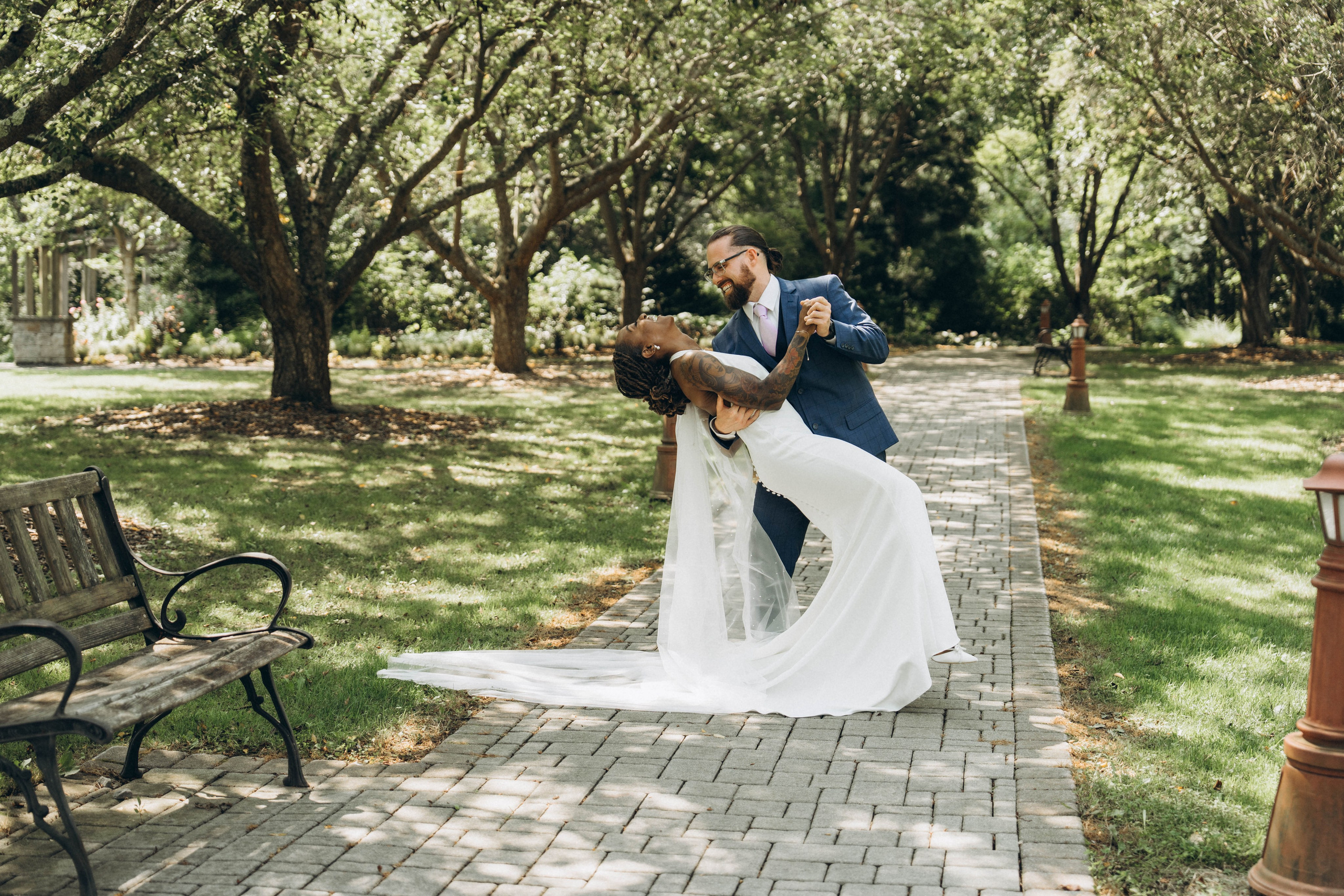 Luxury flat lay wedding photography of bridal invitation suite