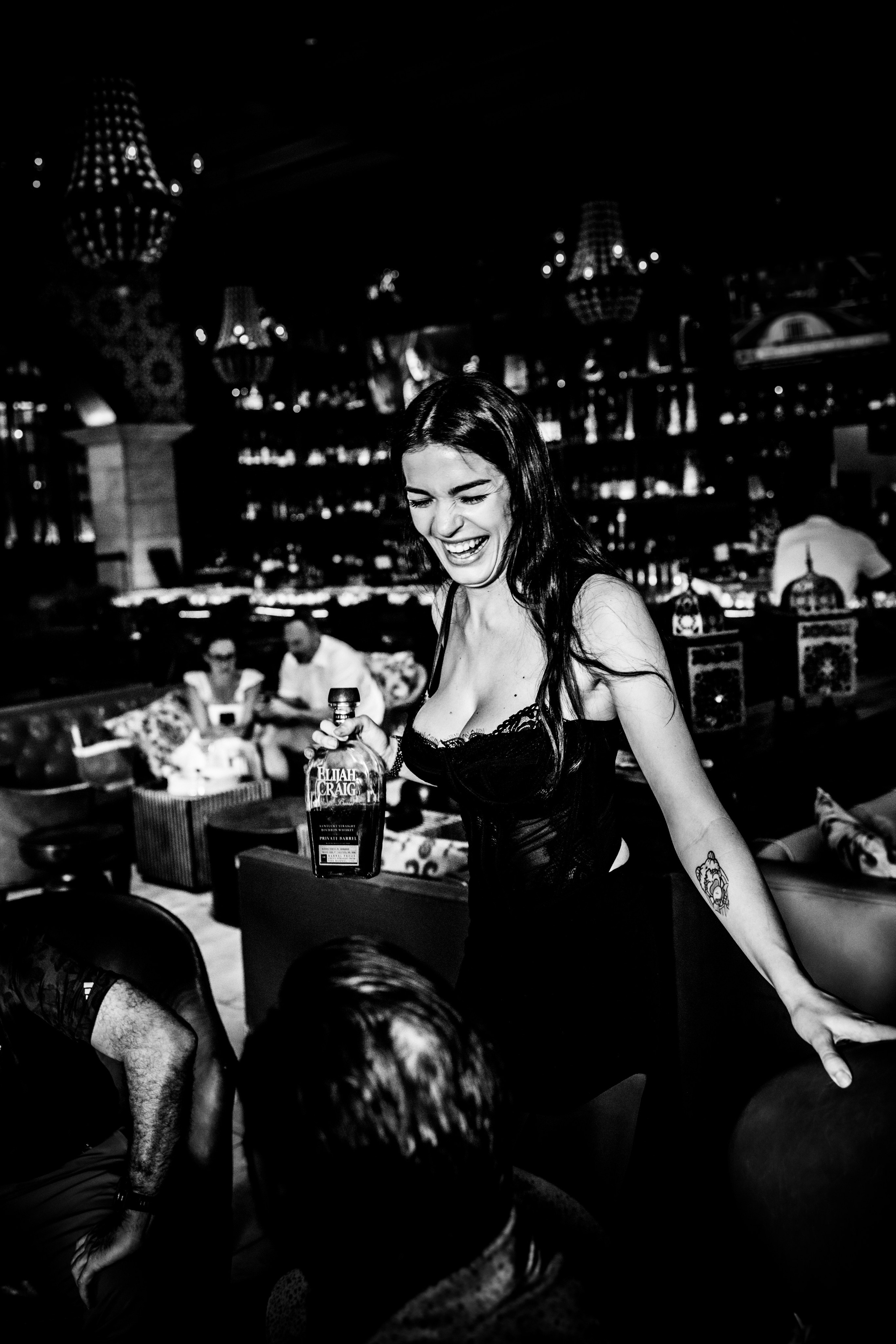 Burn Black and White Series. Out and About 239