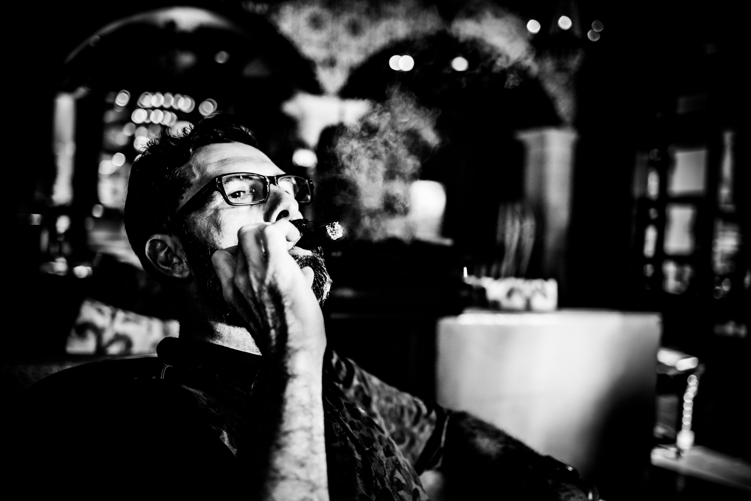 Burn Black and White Series. Out and About 239