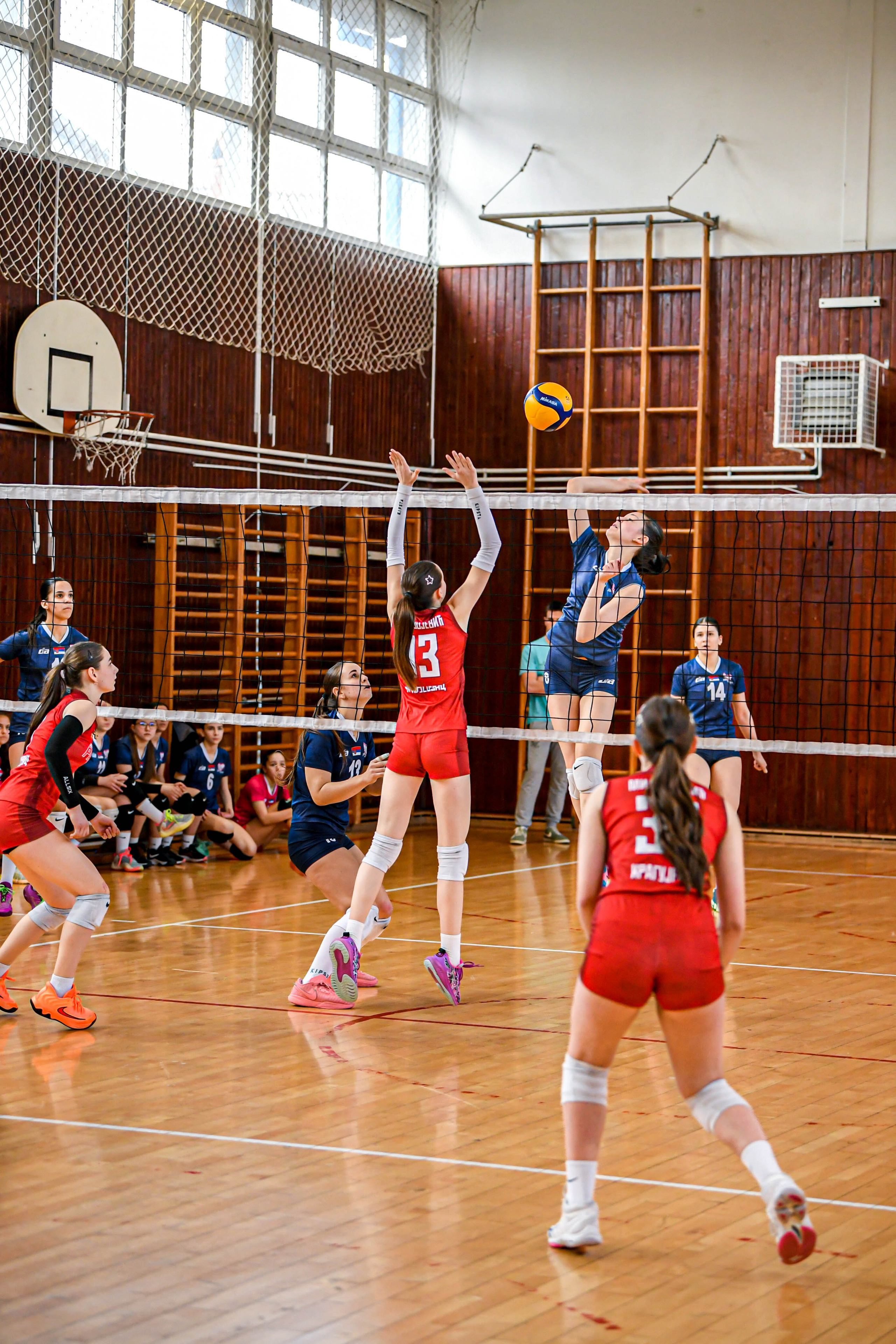 Odbojka 22.03.  Radnicki KG — BlockVolley JAG. Foto Simic Jagodina