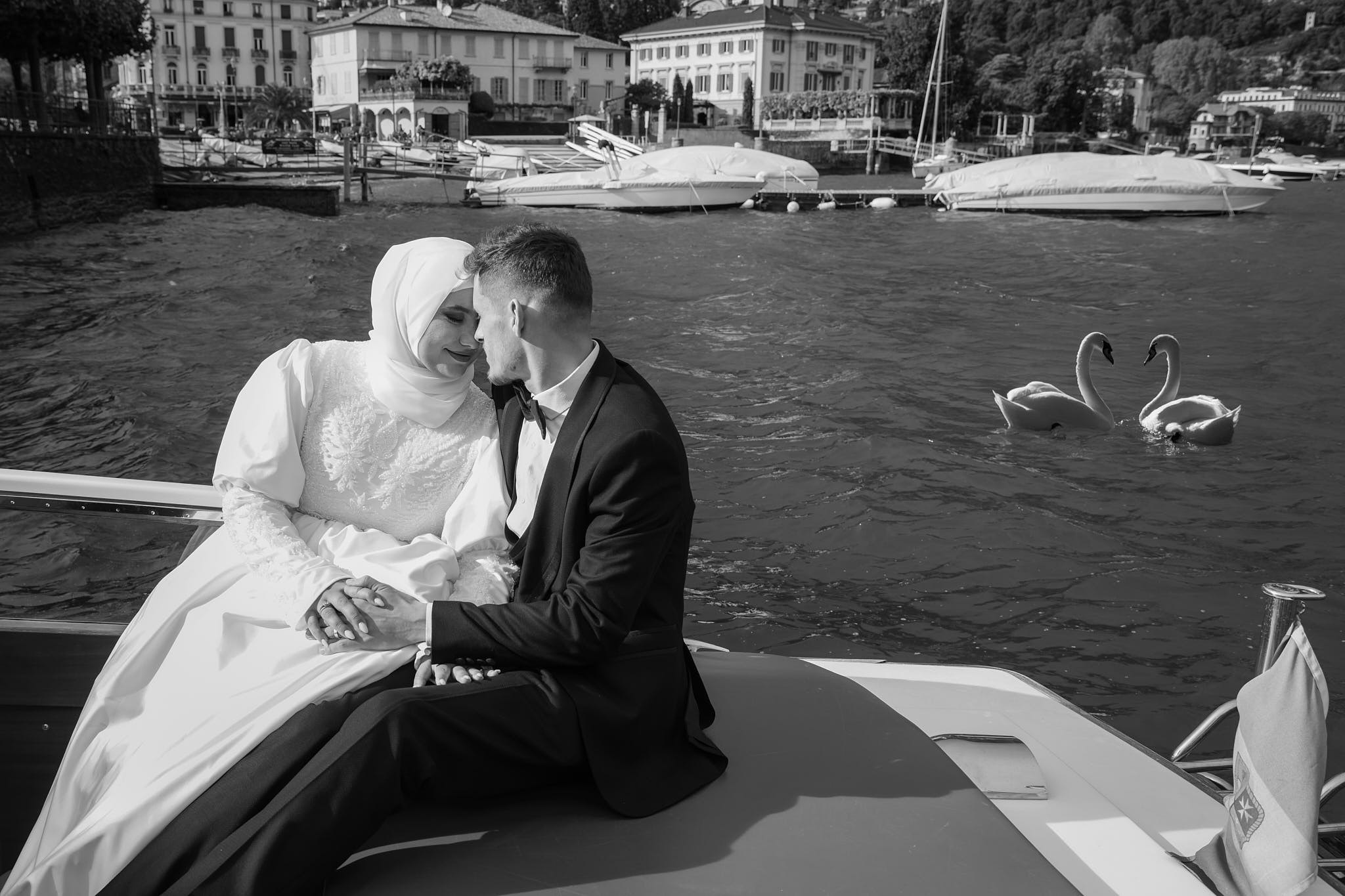 Jasmina & Vale. Fotografo matrimonio Lago di Como Ferrari Media Production
